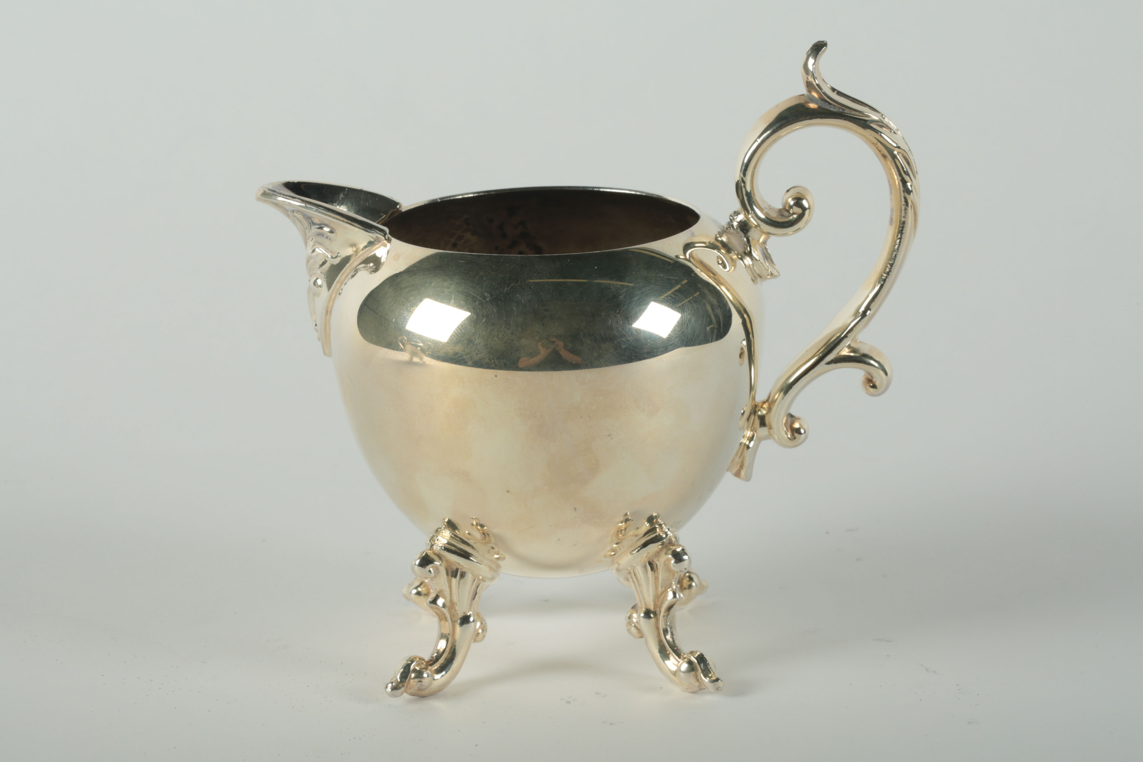 Vintage Birmingham Silver Co. Plated Silver Tea and Coffee Set with Tray