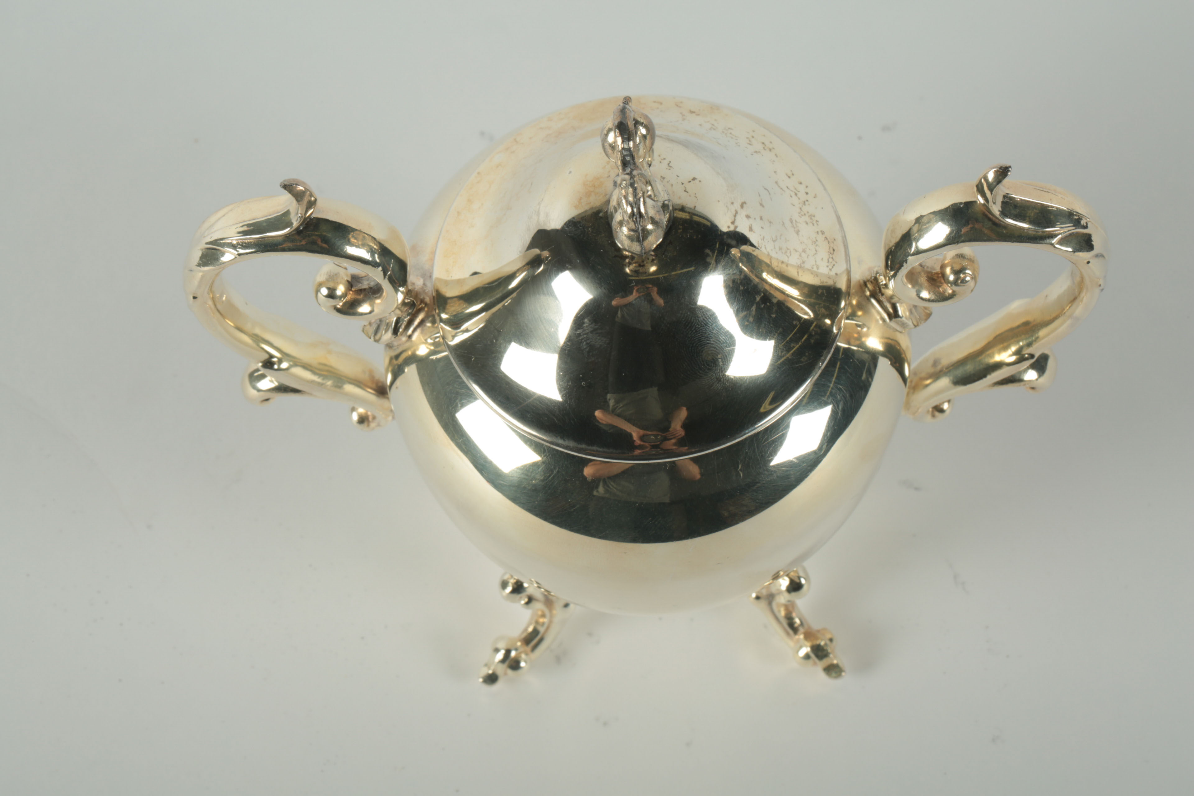 Vintage Birmingham Silver Co. Plated Silver Tea and Coffee Set with Tray