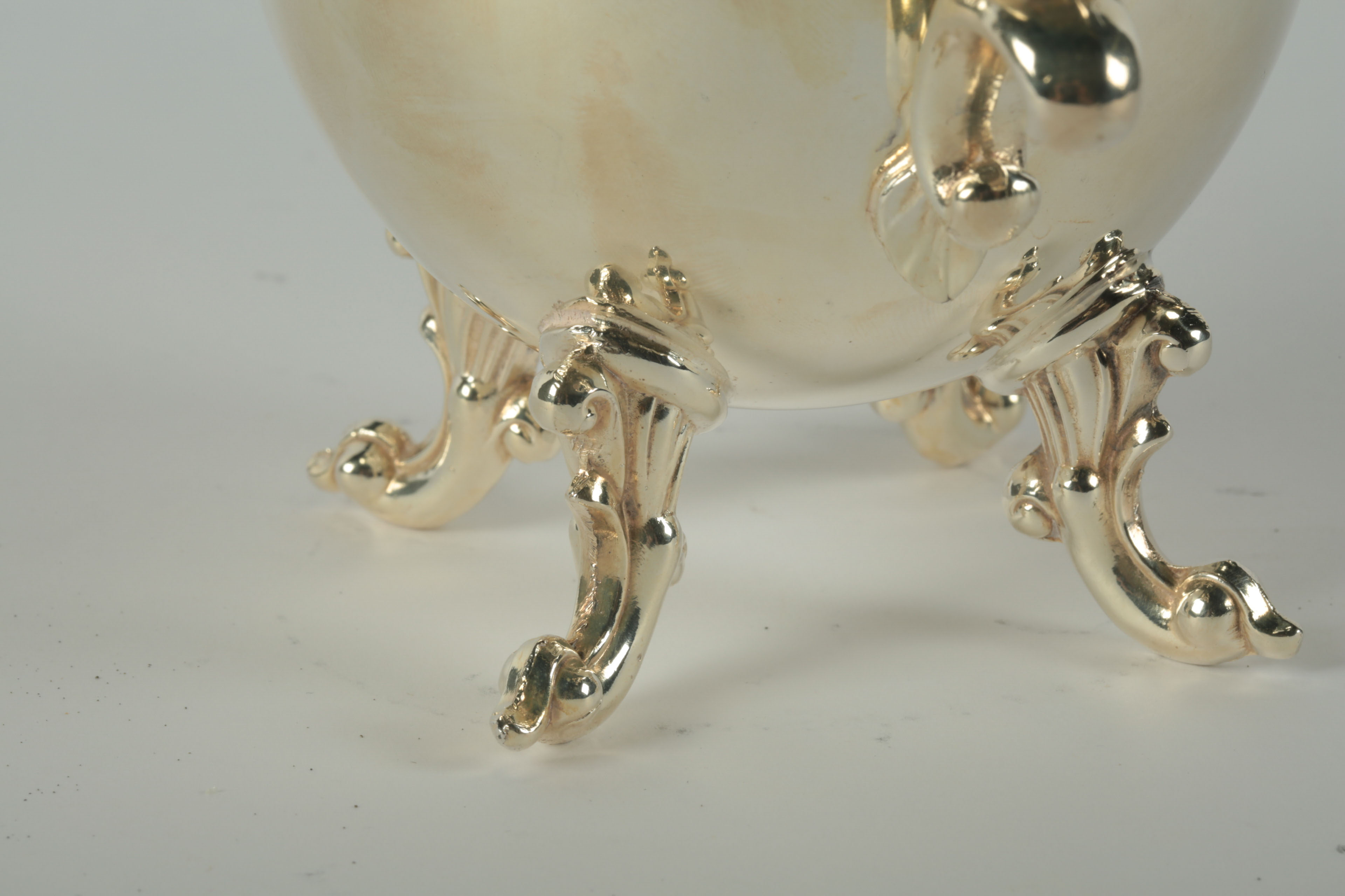 Vintage Birmingham Silver Co. Plated Silver Tea and Coffee Set with Tray