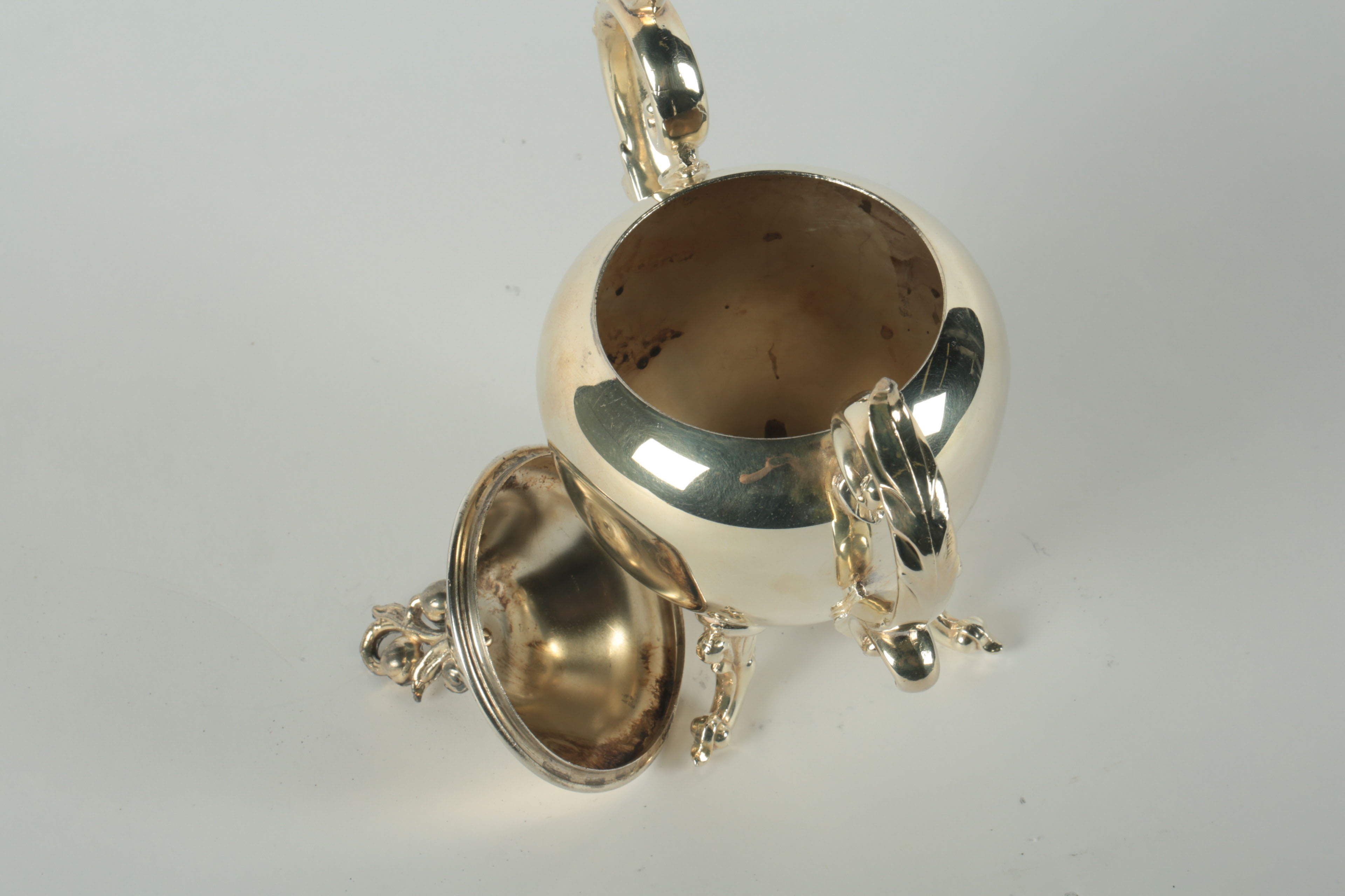 Vintage Birmingham Silver Co. Plated Silver Tea and Coffee Set with Tray