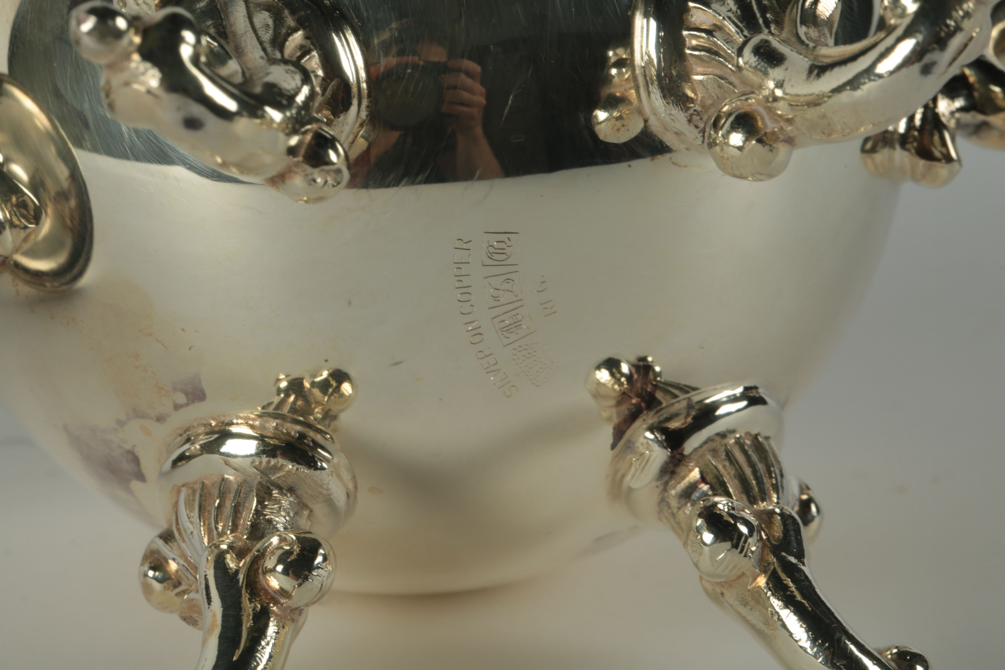 Vintage Birmingham Silver Co. Plated Silver Tea and Coffee Set with Tray