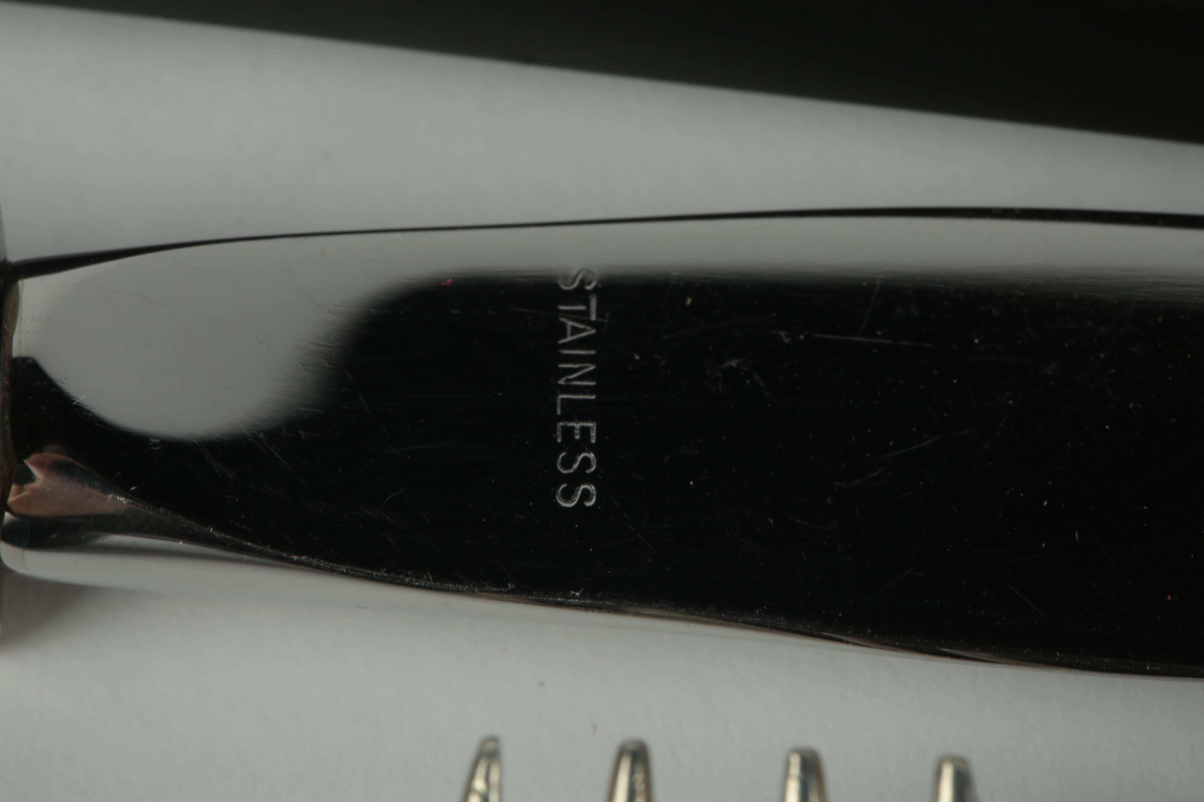 Vintage Lunt Sterling and Black Nylon Flatware in the "Contrast" Pattern