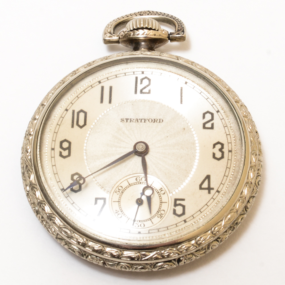 Stratford Gold Filled Pocket Watch