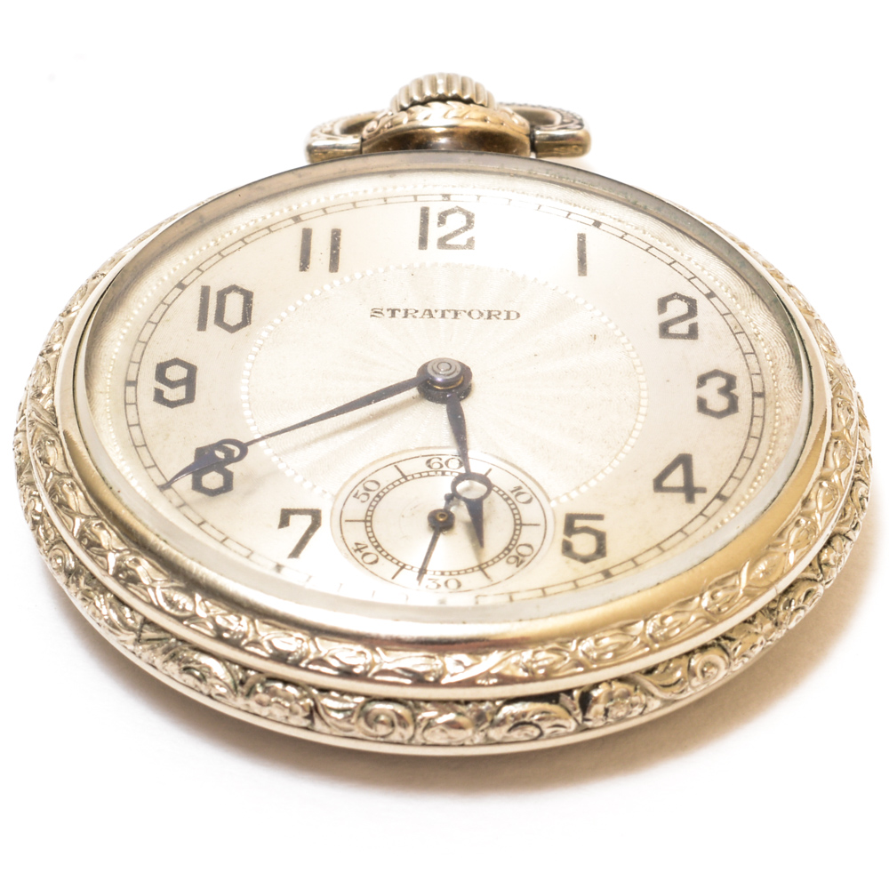 Stratford Gold Filled Pocket Watch