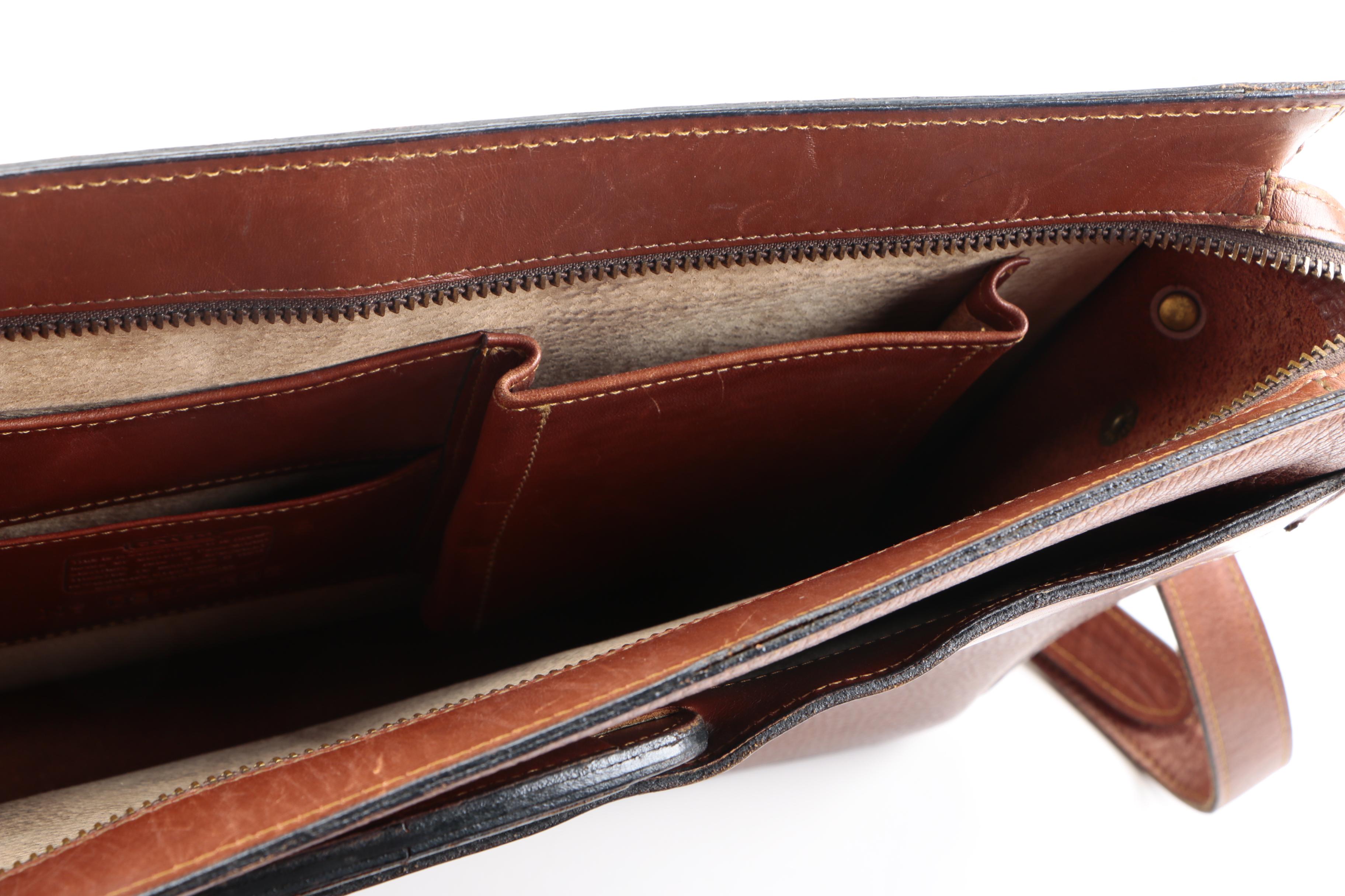 Vintage Coach Leather Briefcase