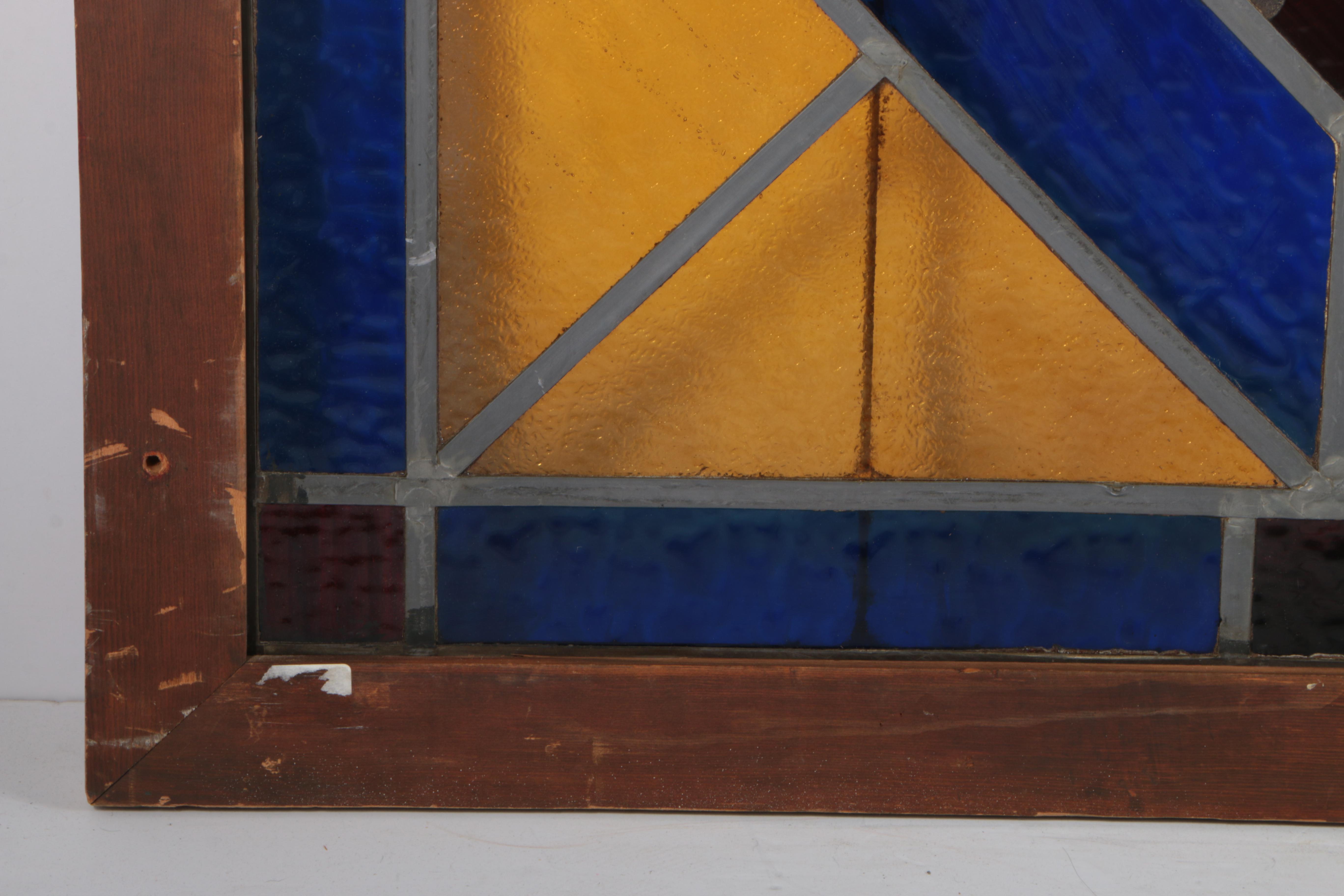 Stained Glass in Wooden Frames