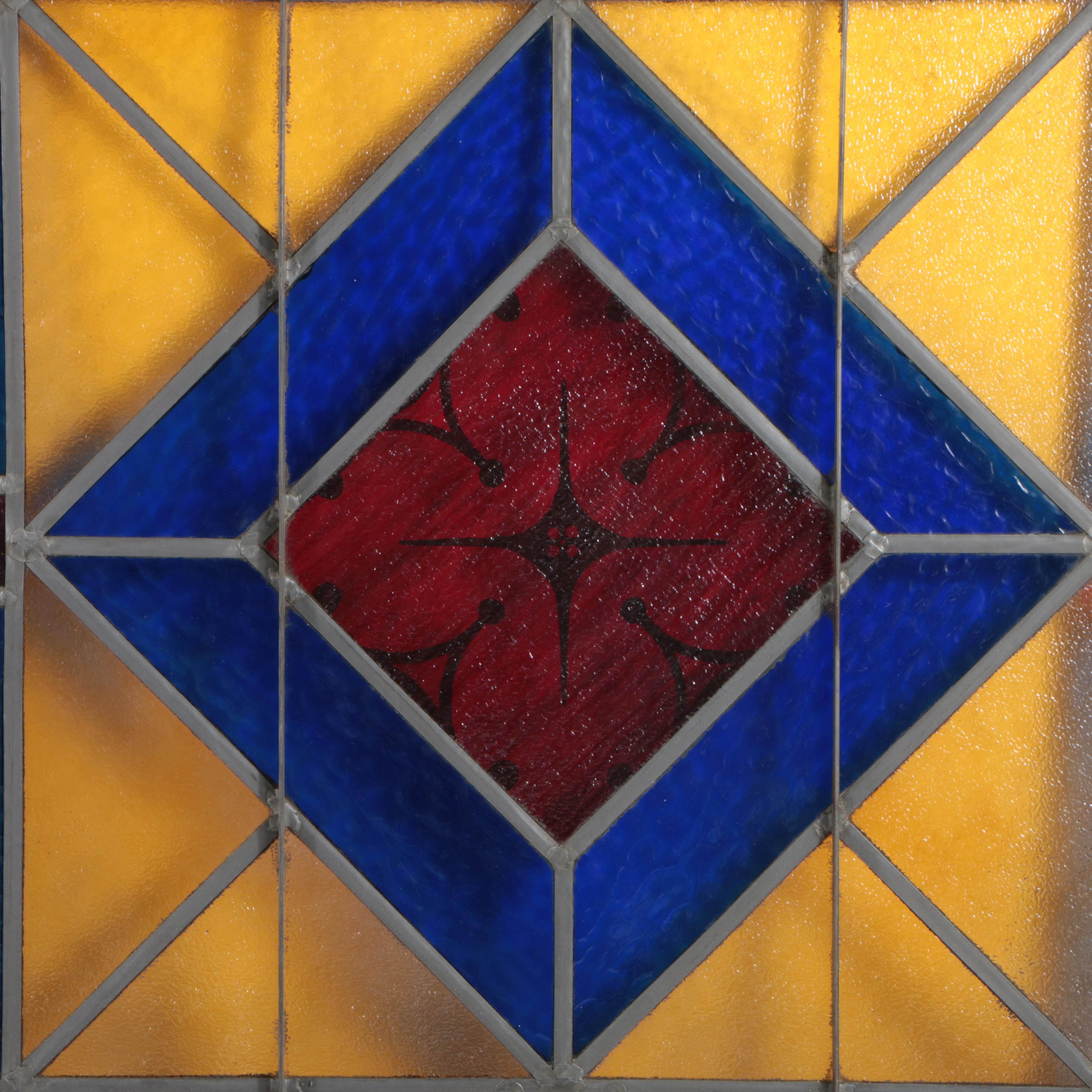 Stained Glass in Wooden Frames