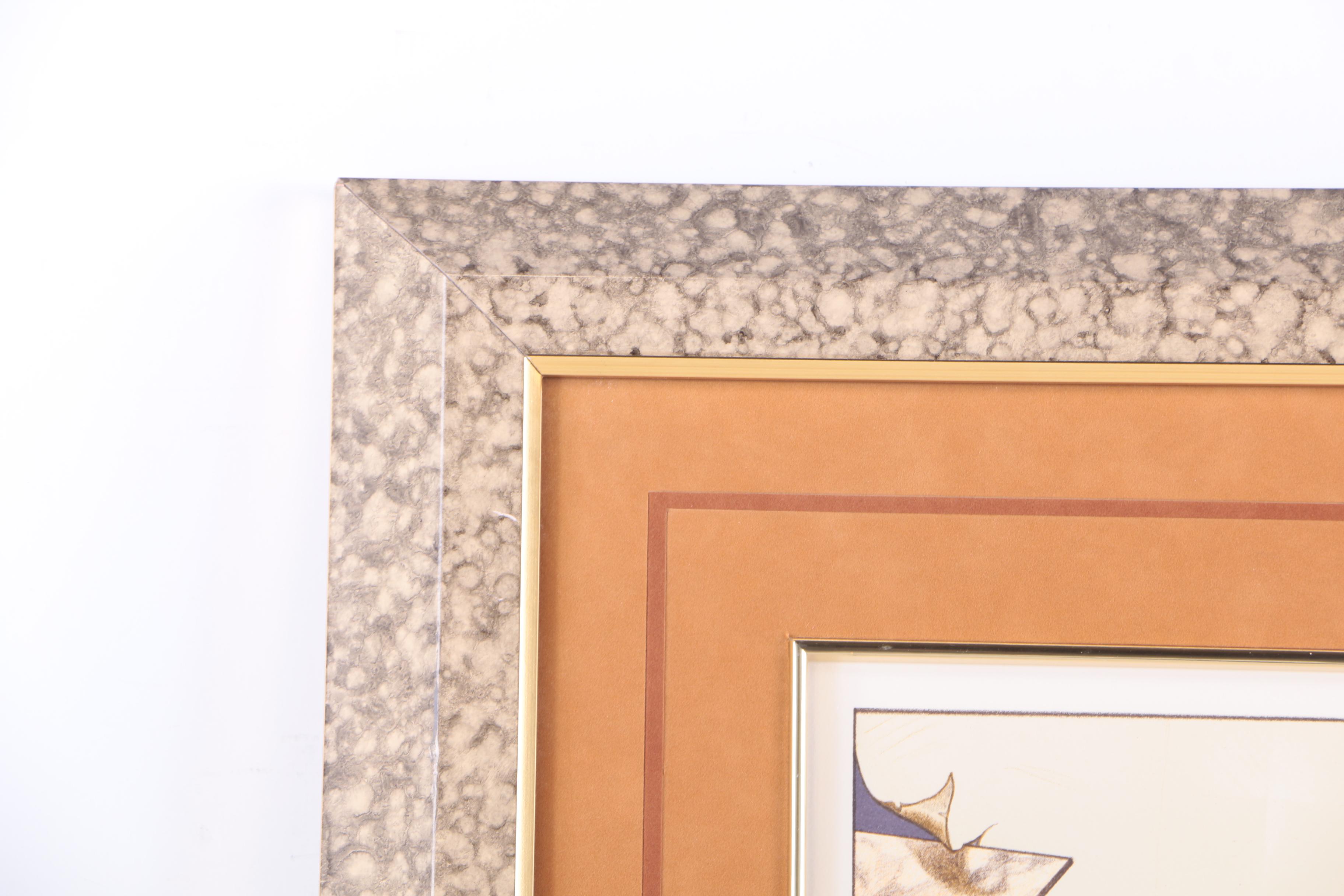 George Stavrinos Limited Edition Lithograph "Flying Tiles"