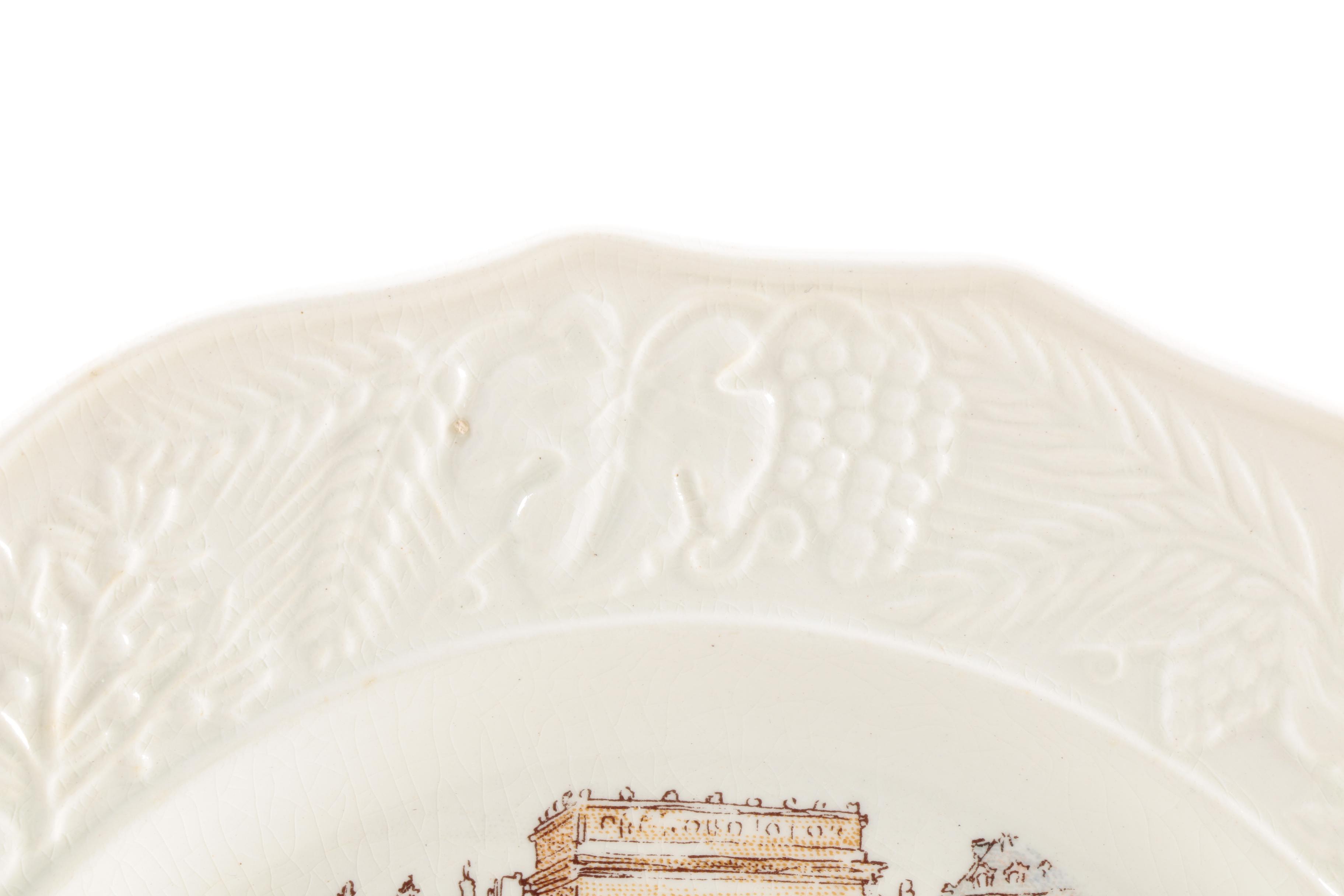 Vintage Ambassador Ware "International Toast Series" Plates