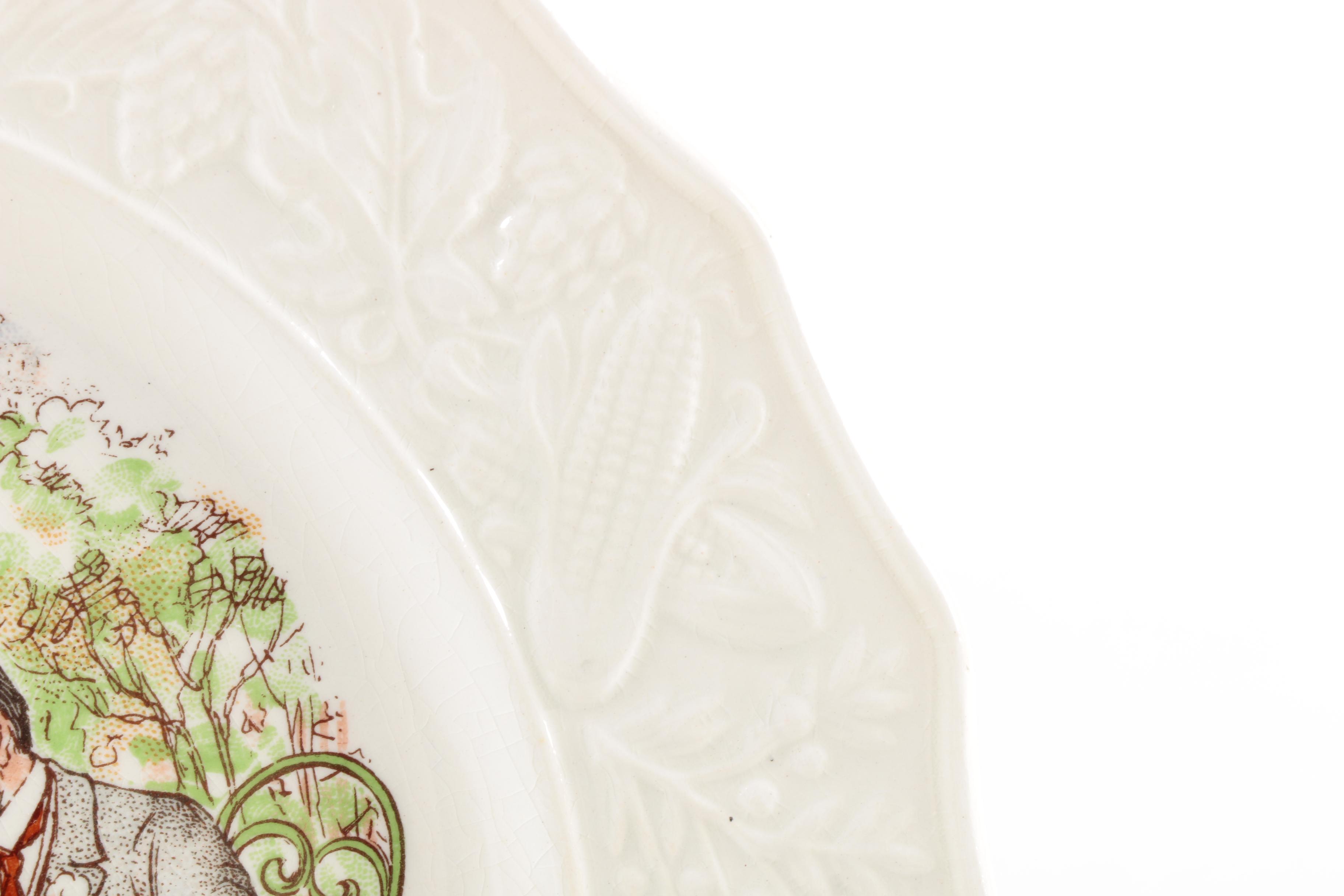 Vintage Ambassador Ware "International Toast Series" Plates