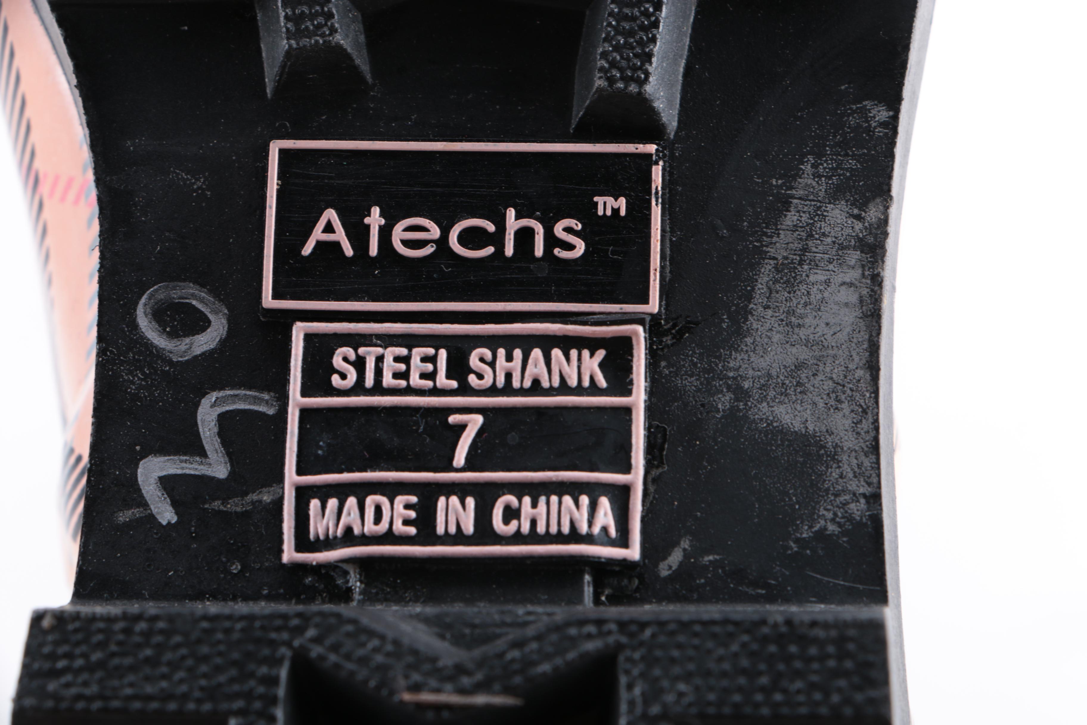 Plaid Rubber Wellington Boots by Atechs