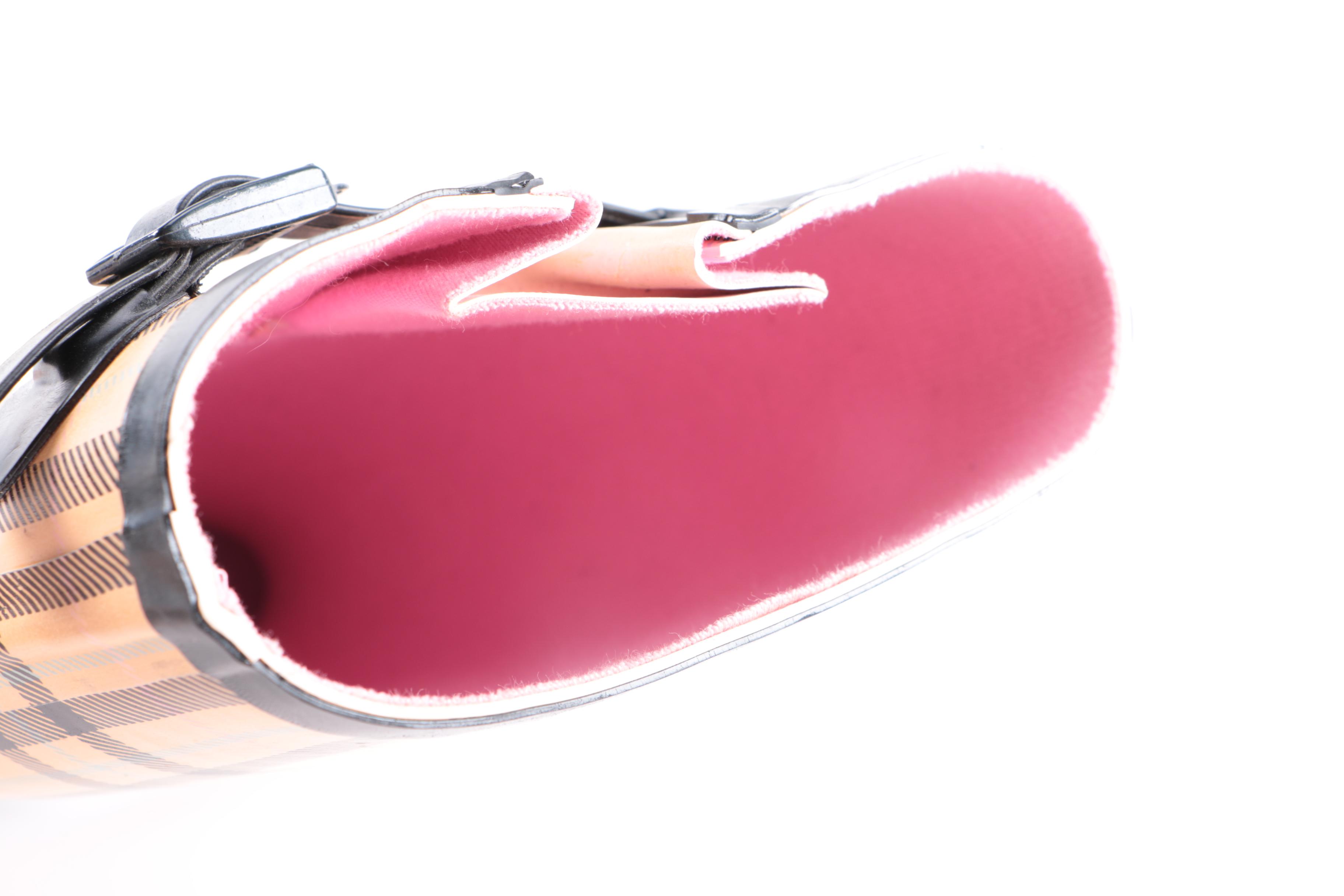 Plaid Rubber Wellington Boots by Atechs