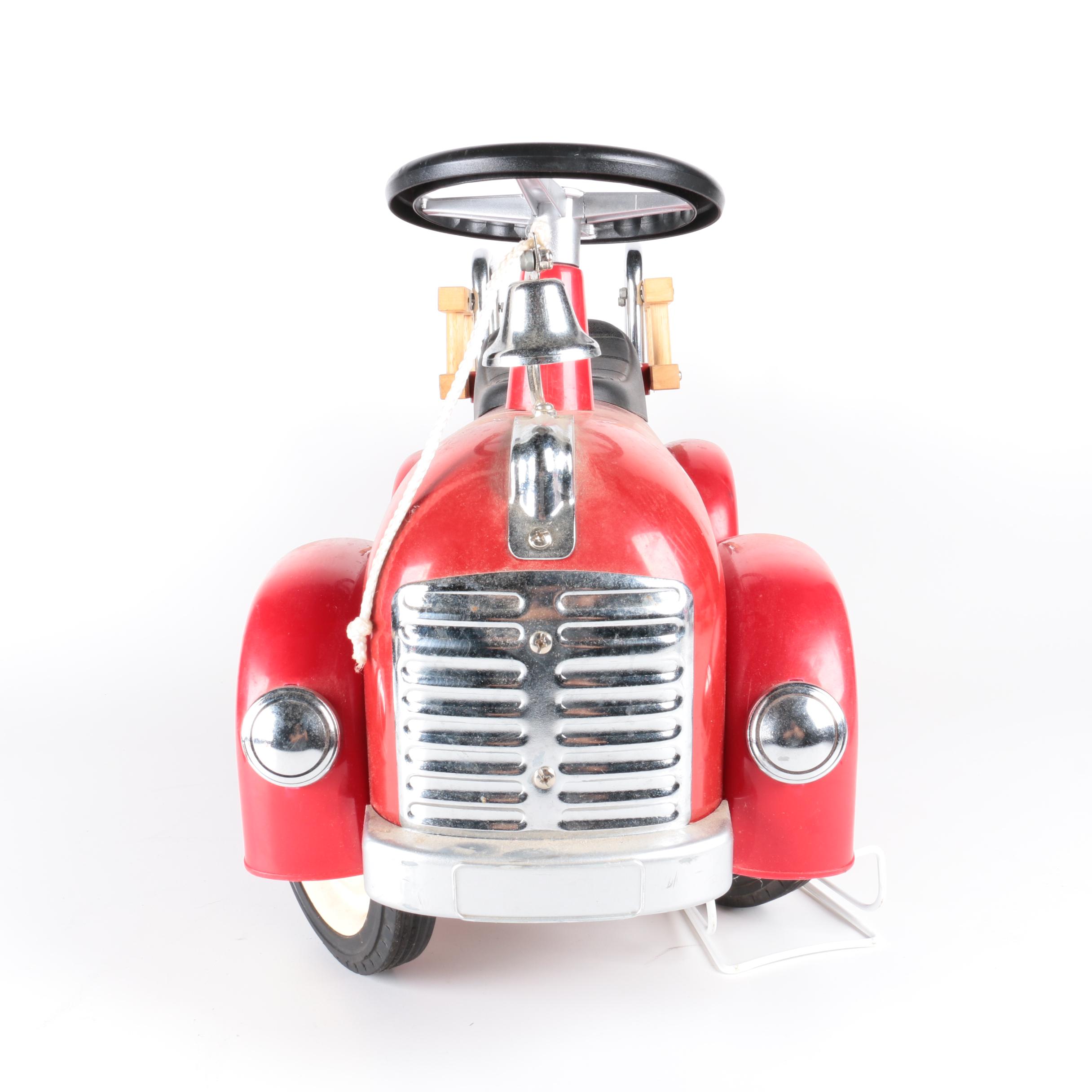 Hook & Ladder Fire Truck Themed Pedal Car