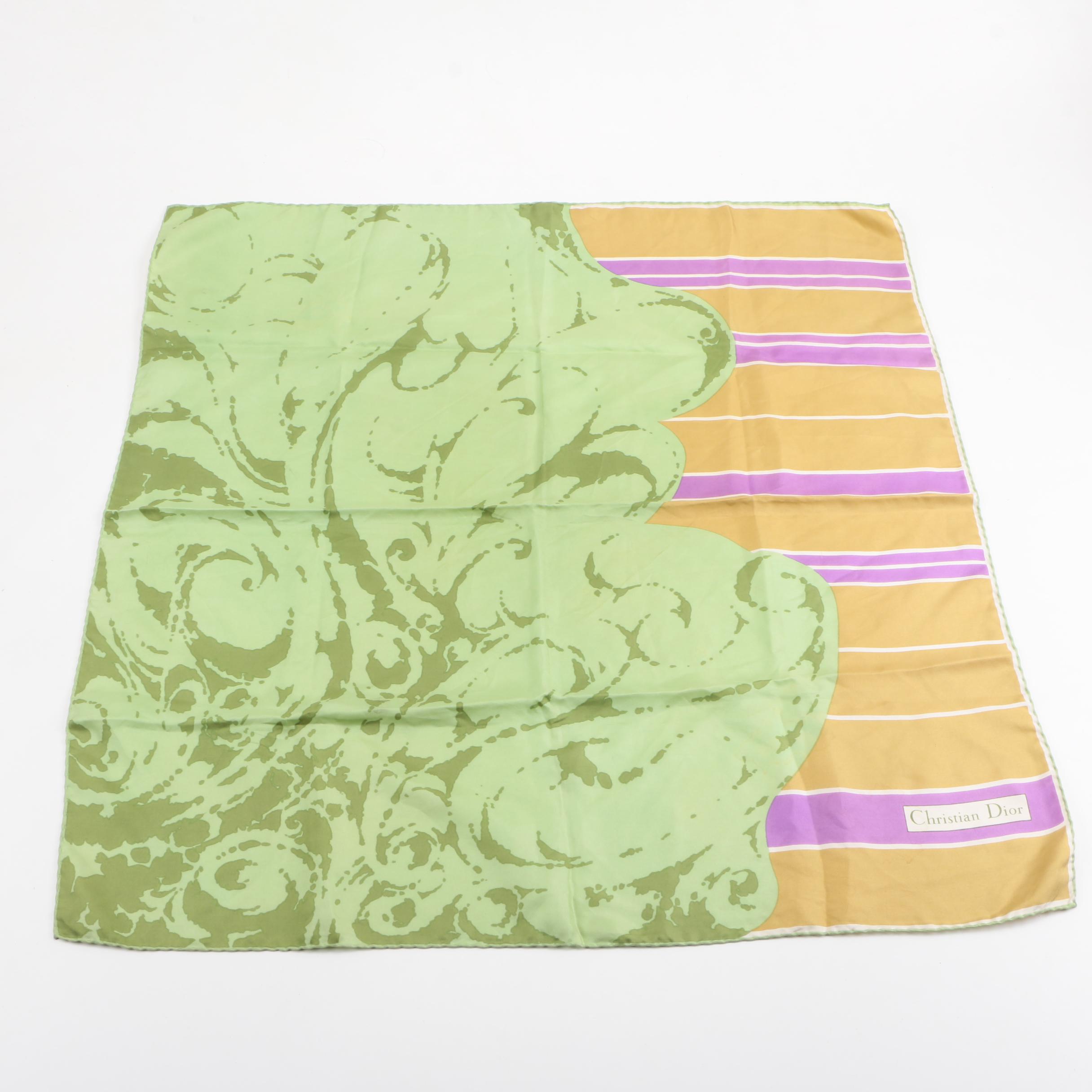 Christian Dior Silk Scarf