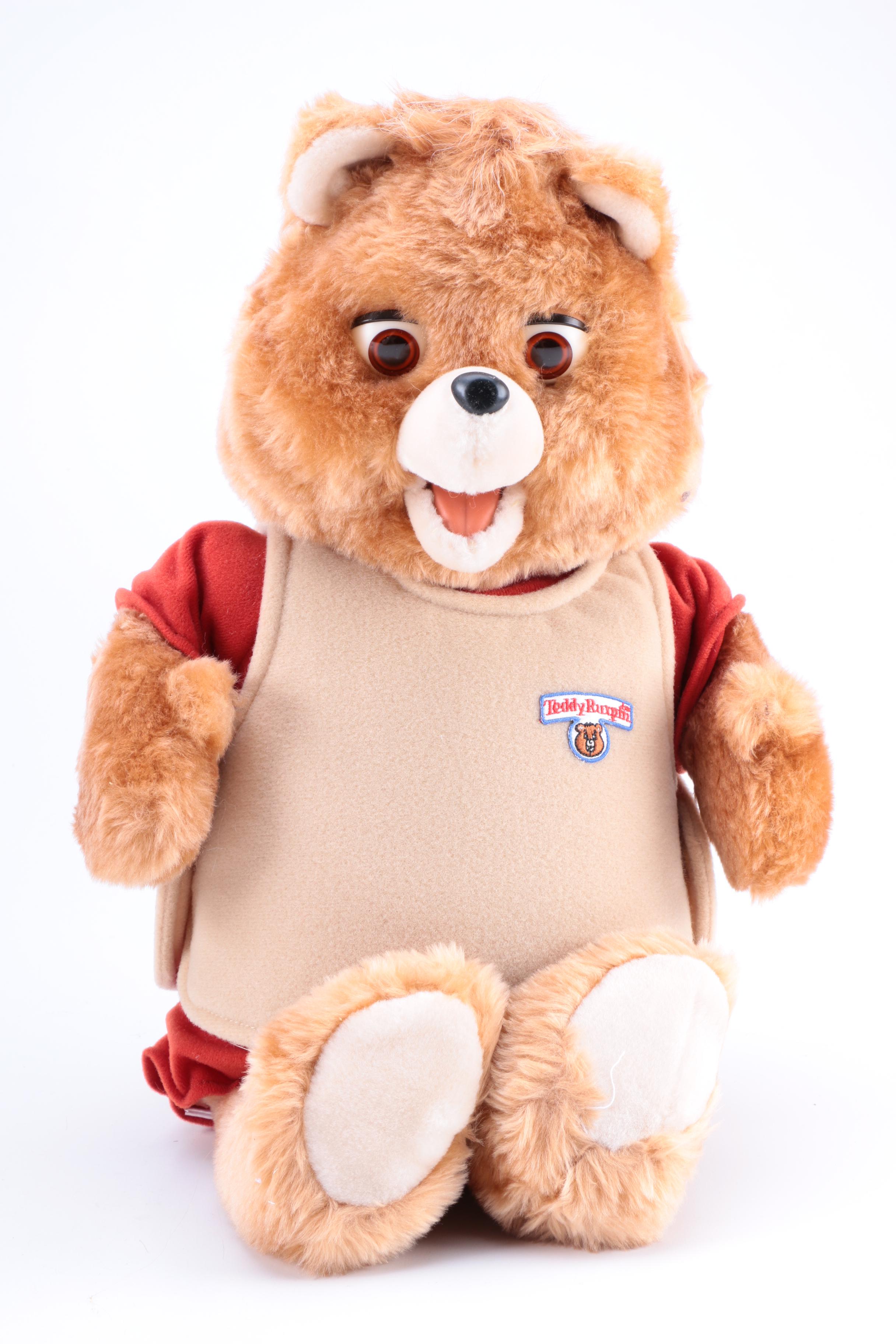 Vintage Teddy Ruxpin Animatronic Teddy Bear