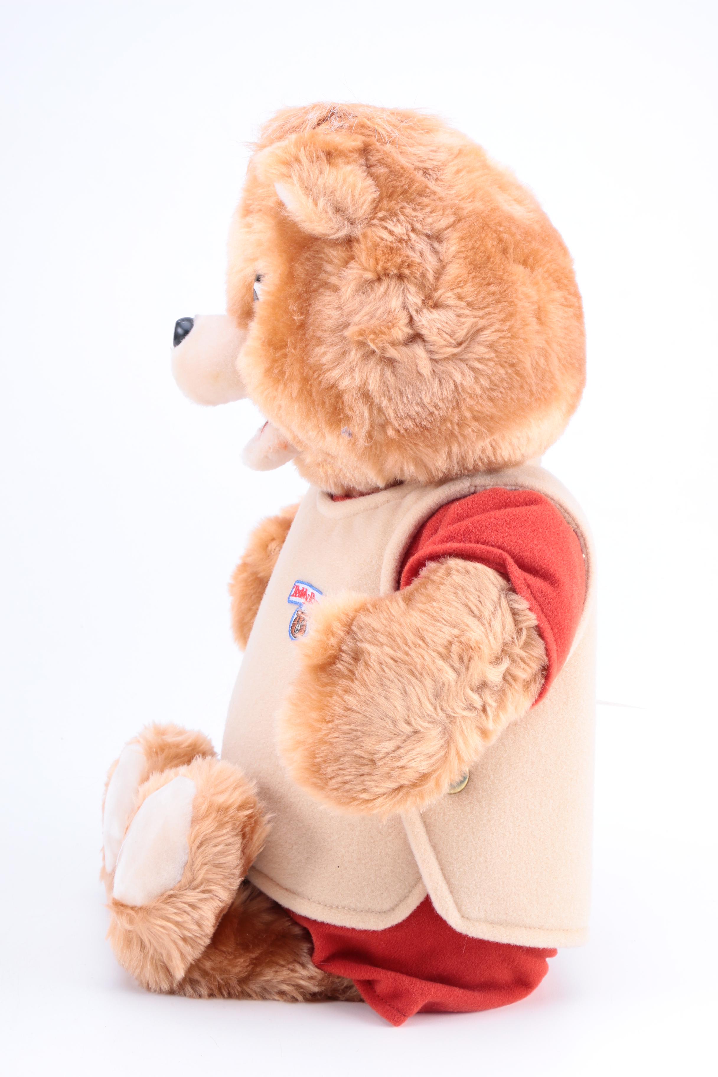 Vintage Teddy Ruxpin Animatronic Teddy Bear