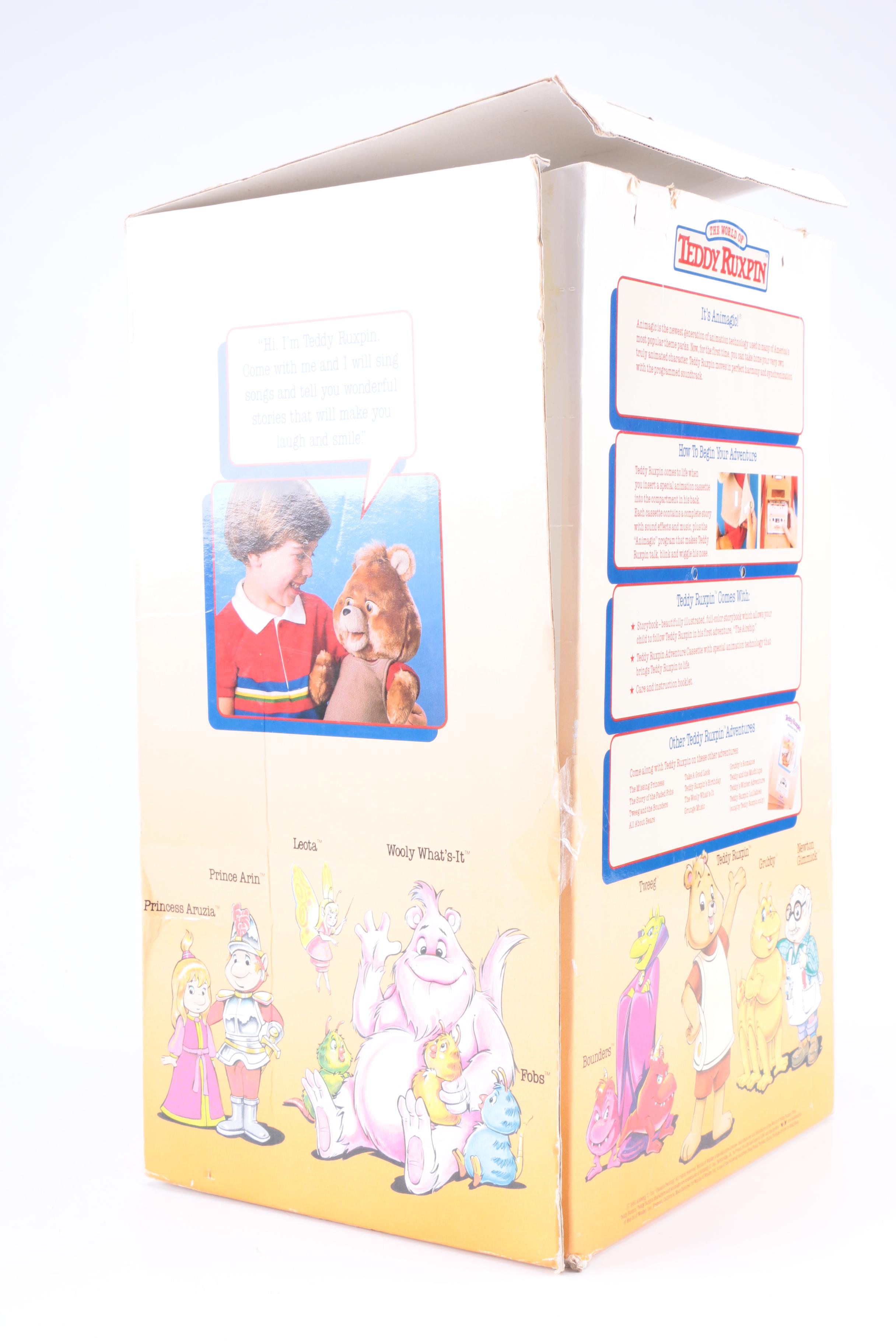 Vintage Teddy Ruxpin Animatronic Teddy Bear