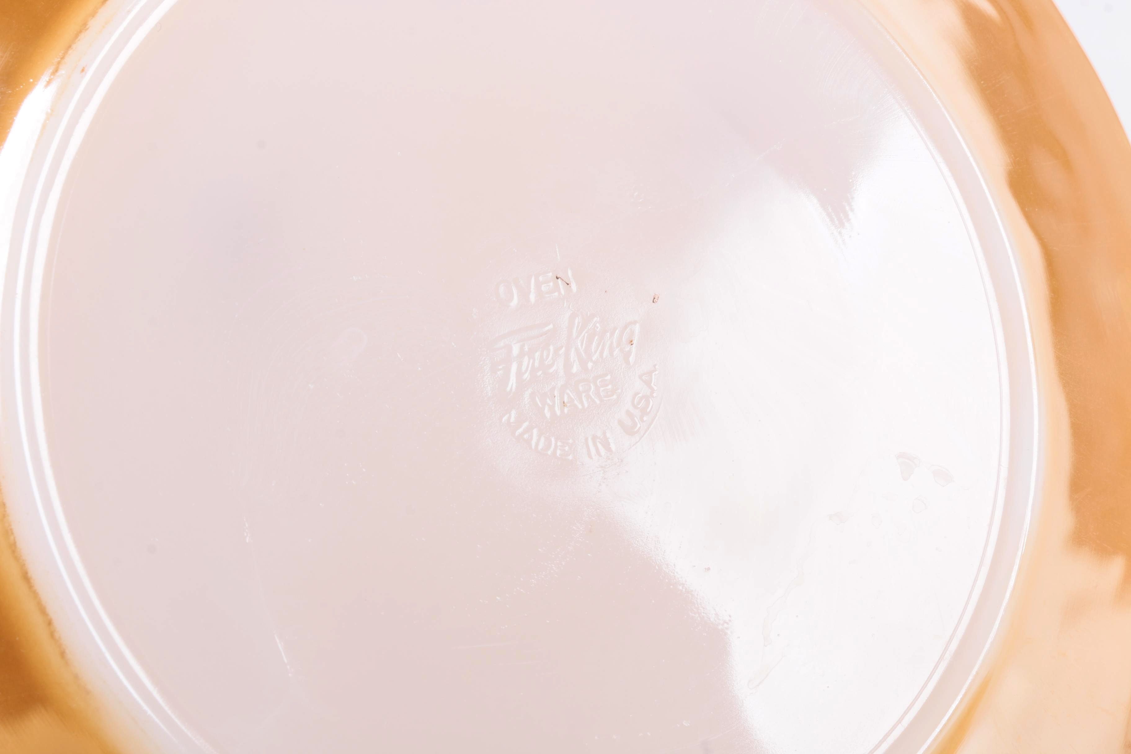 Fire-King "Peach Lustre" Tableware