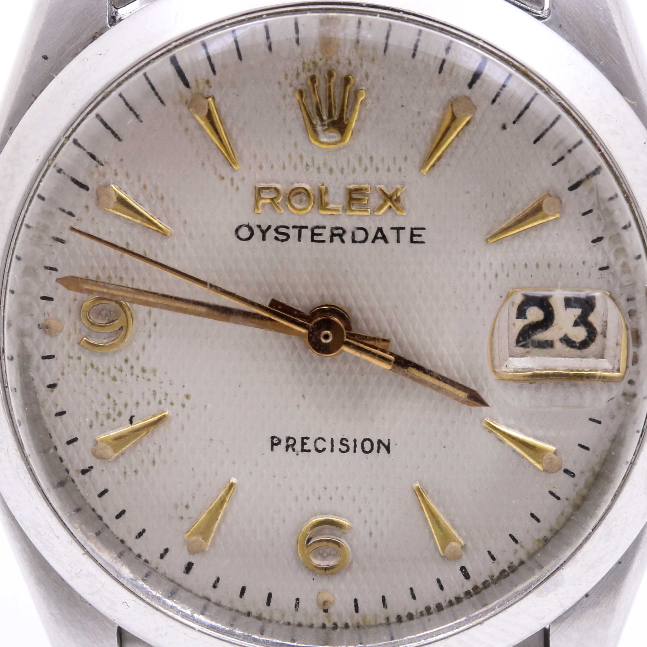 Rolex Oyster Date Stainless Steel Watch