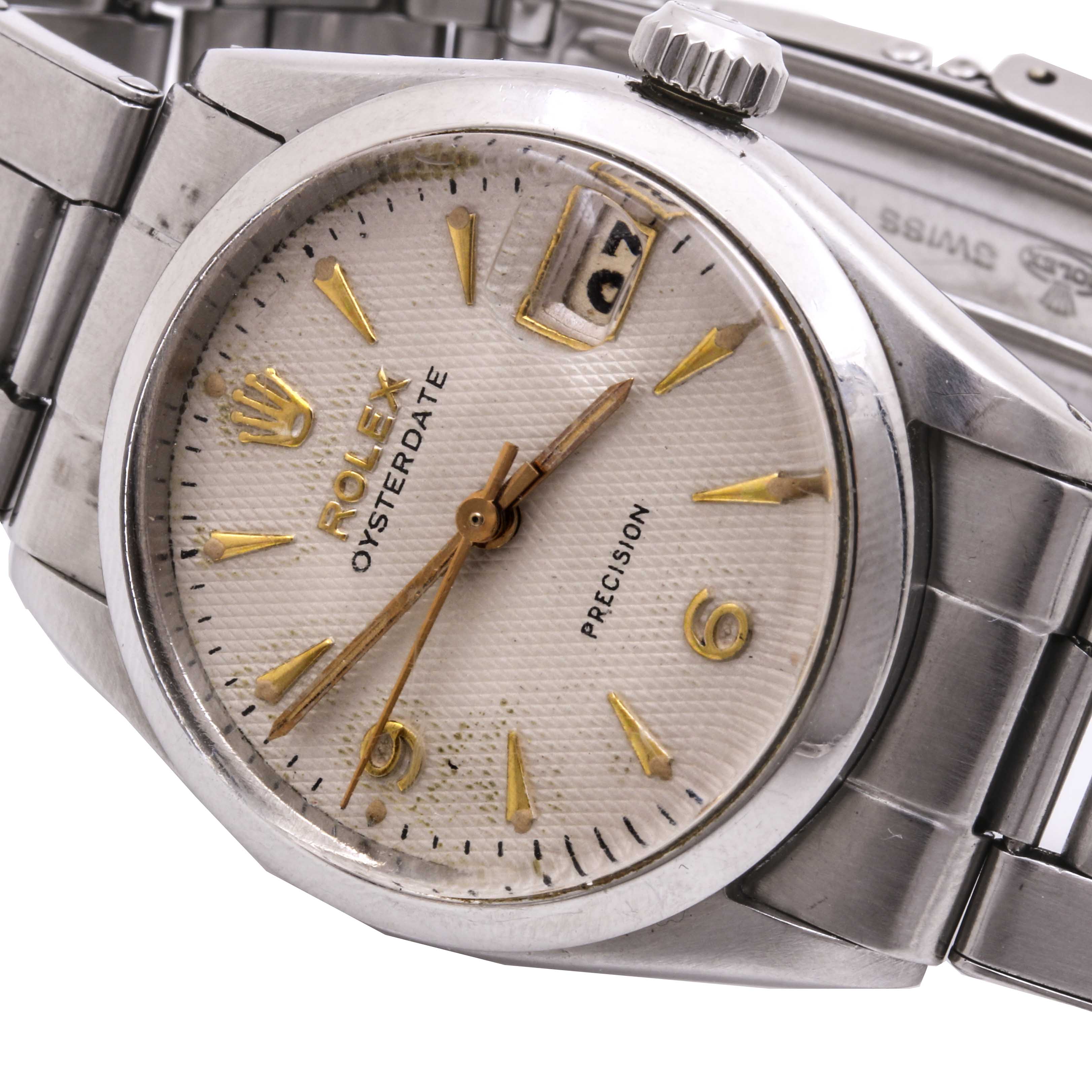Rolex Oyster Date Stainless Steel Watch