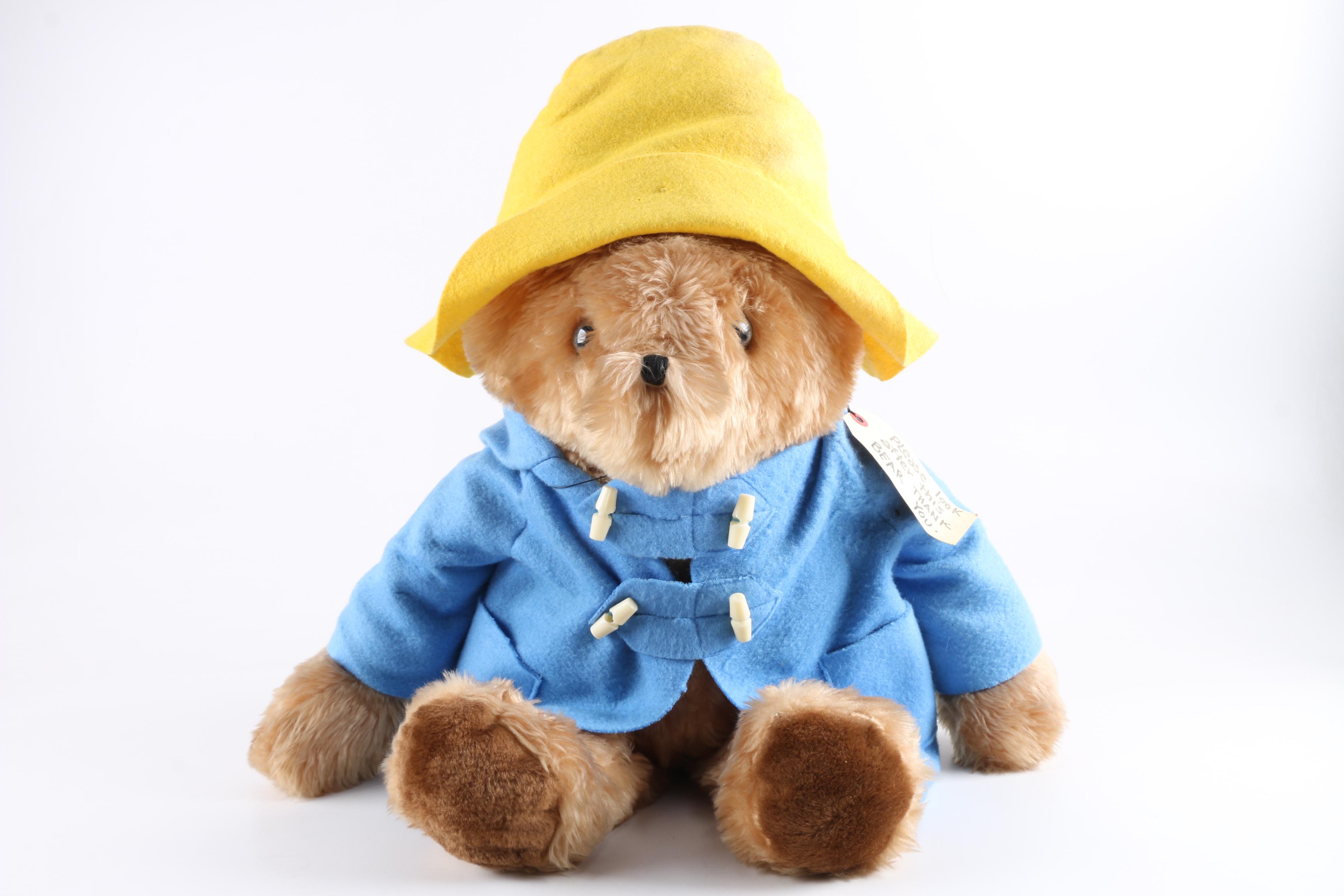 Stuffed Bears Including Paddington
