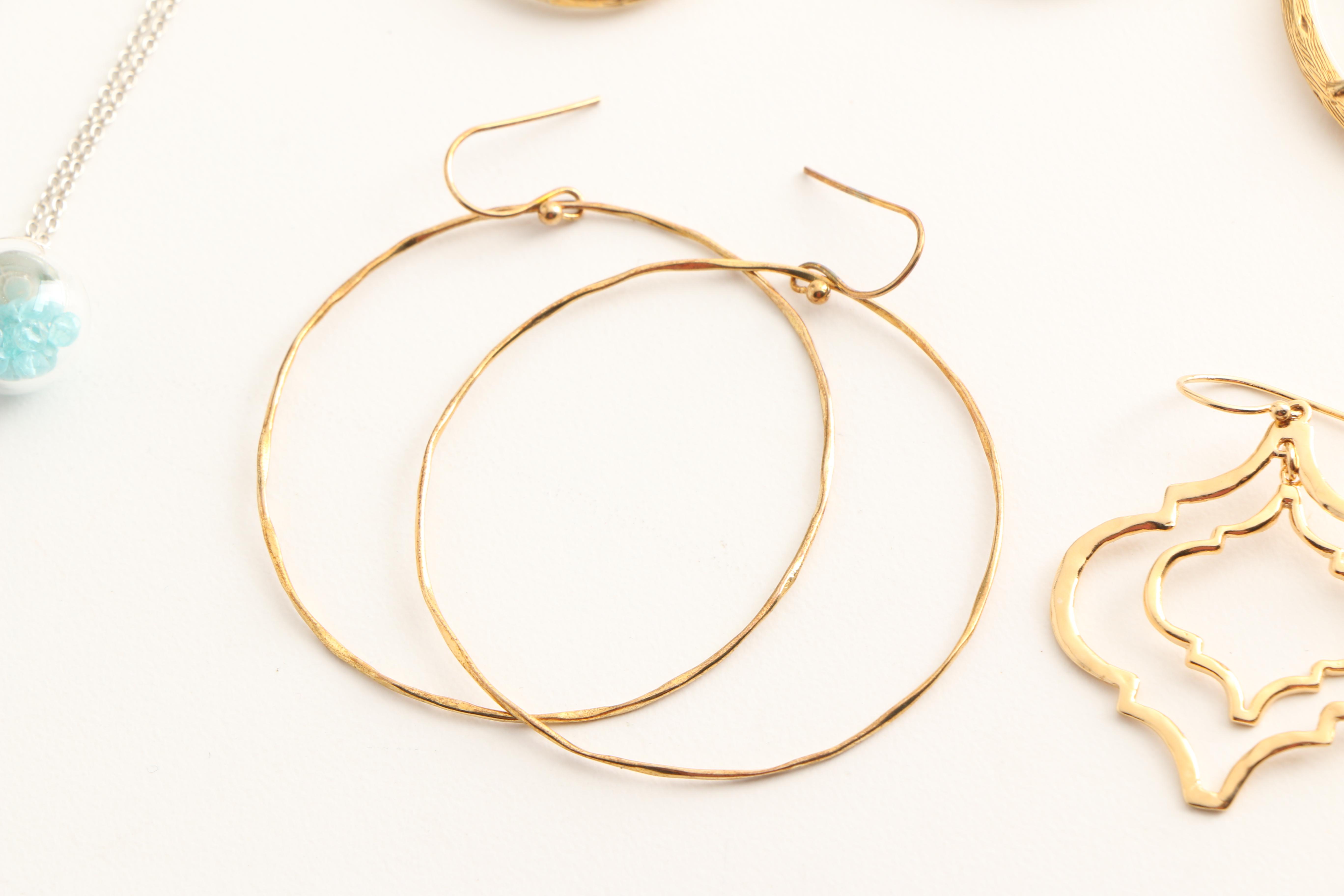 Sterling Silver Necklaces and Earrings Including Baroni