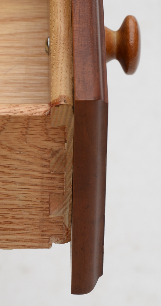 Cherry Computer Desk with Bookcase