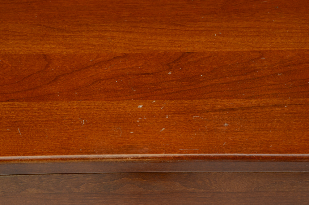 Cherry Computer Desk with Bookcase