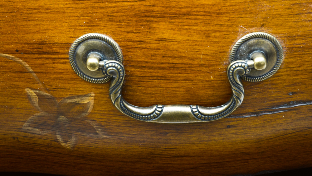 Bombé Style Three Drawer Chest