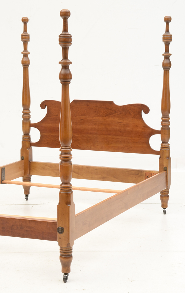 Cherry Four-Post Bed by Leopold Stickley