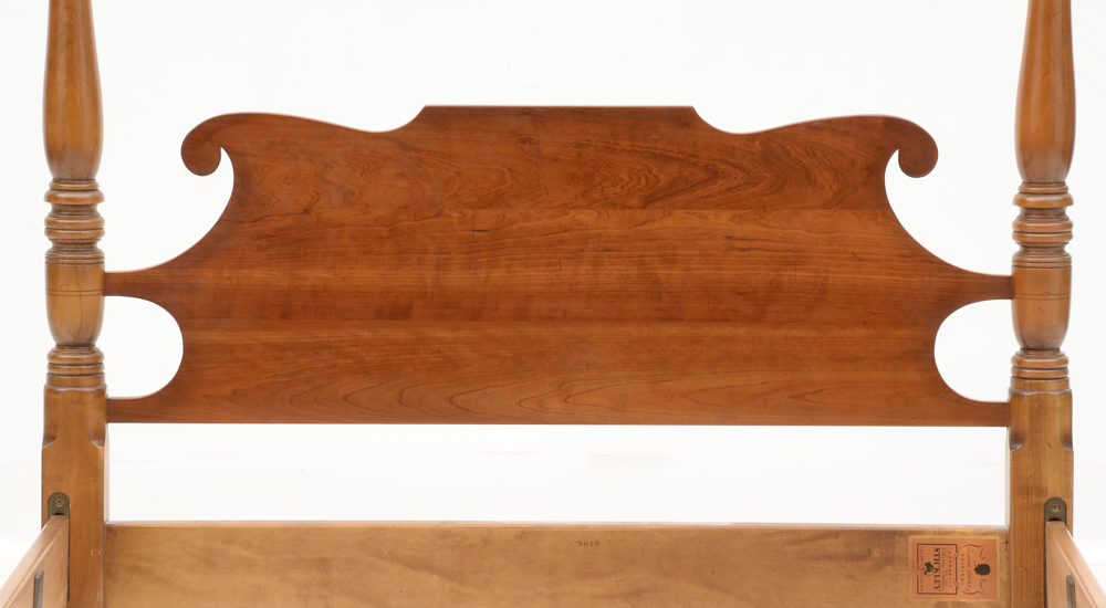 Cherry Four-Post Bed by Leopold Stickley