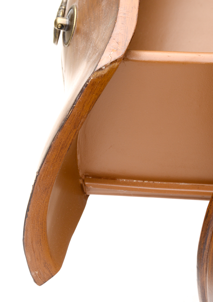 Bombé Style Three Drawer Chest