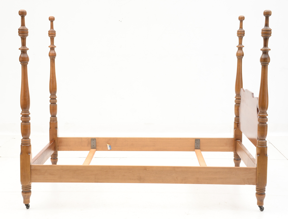 Cherry Four-Post Bed by Leopold Stickley