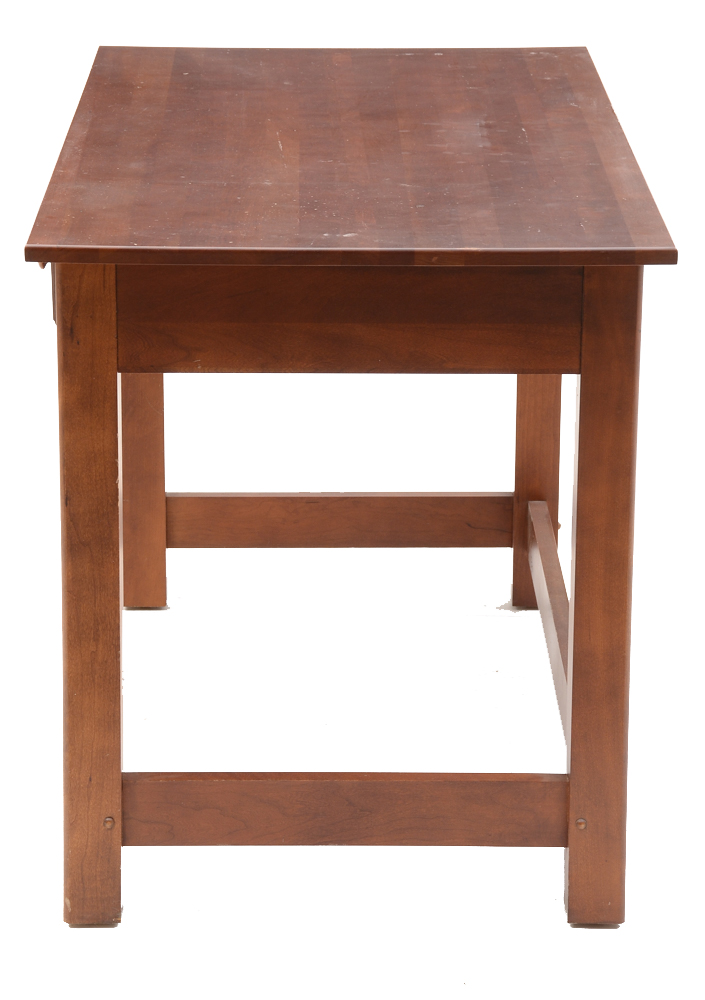 Cherry Computer Desk with Bookcase