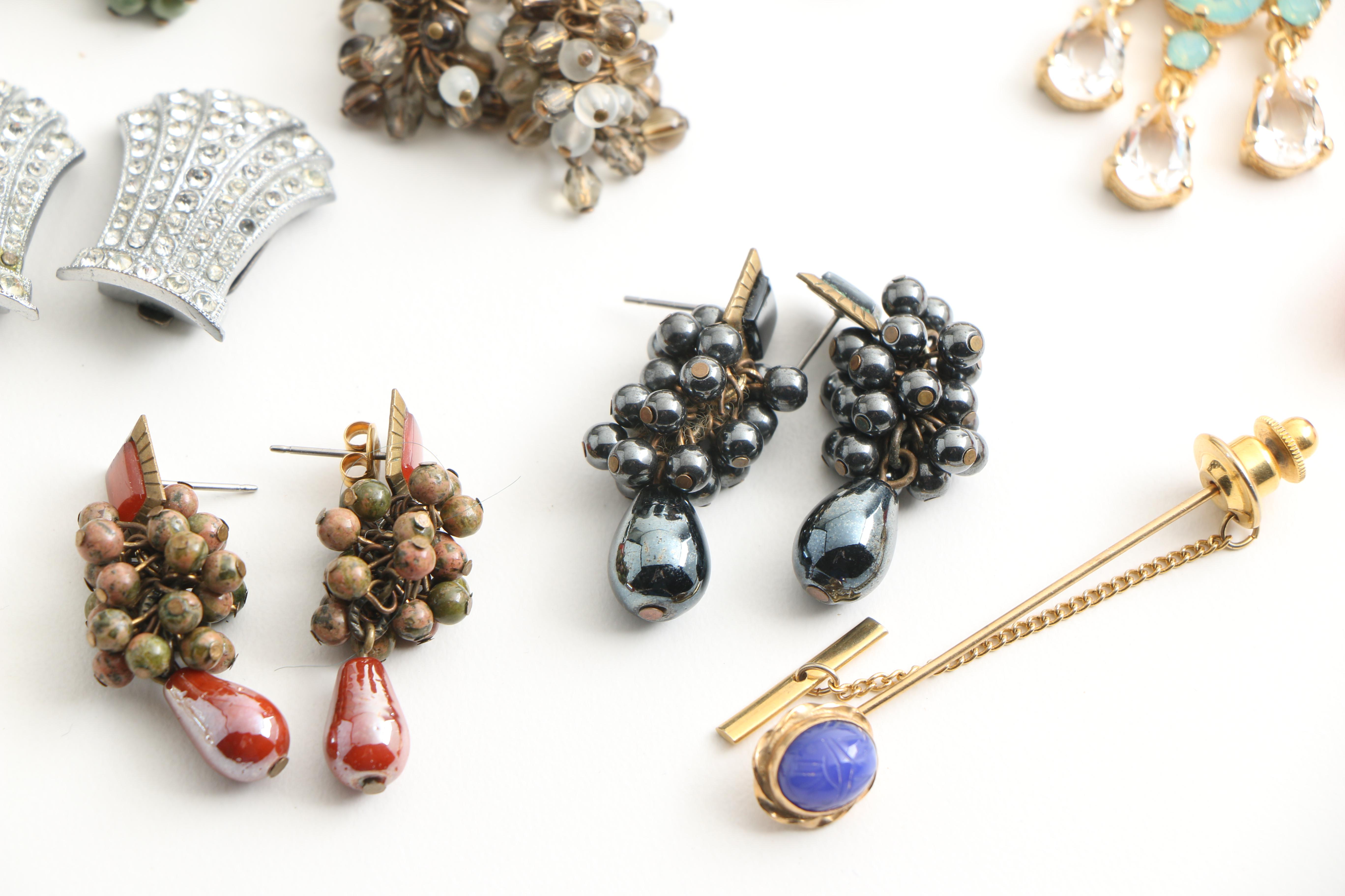 Assortment of Costume Jewelry Including Freshwater Pearl