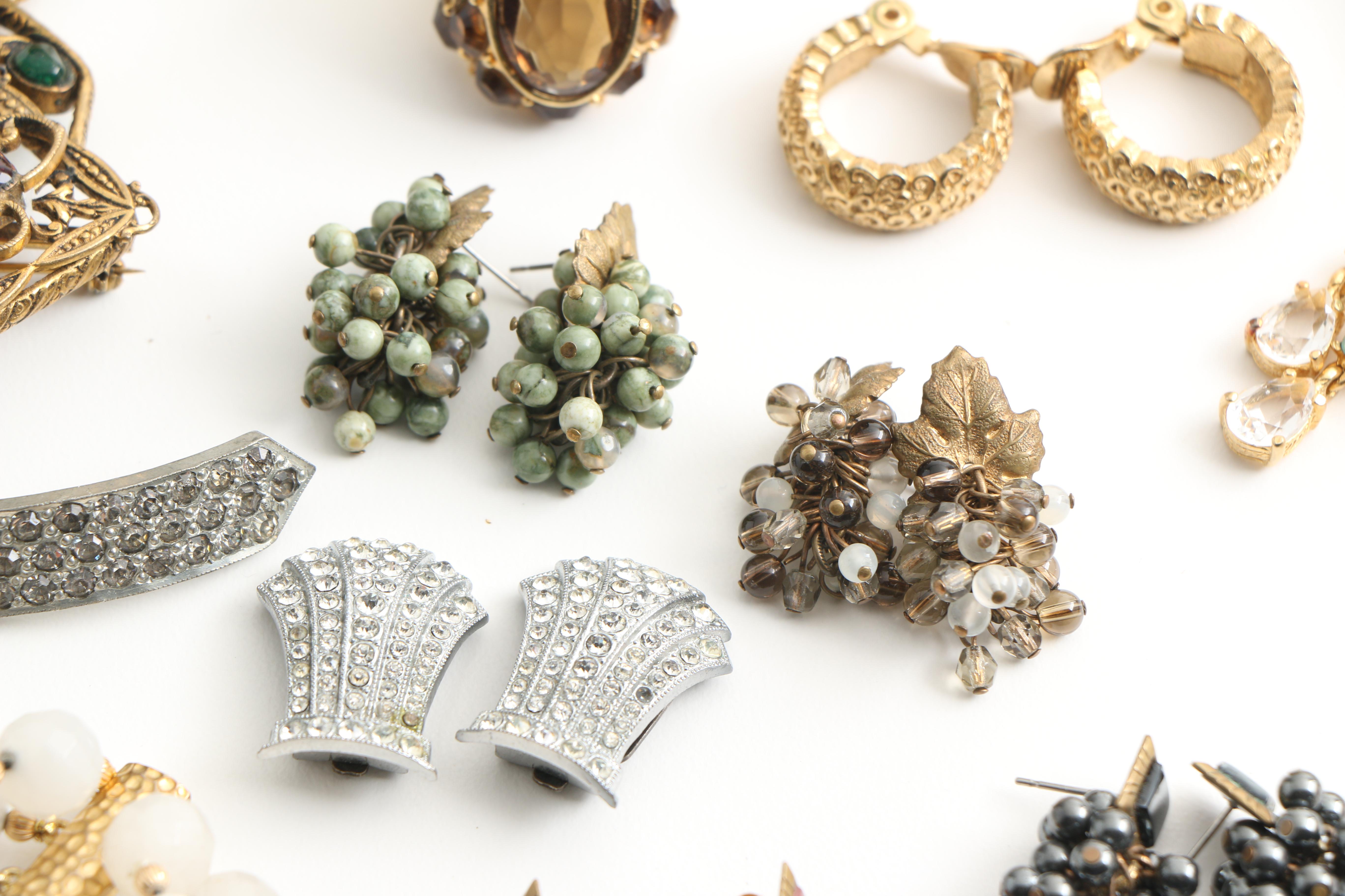 Assortment of Costume Jewelry Including Freshwater Pearl