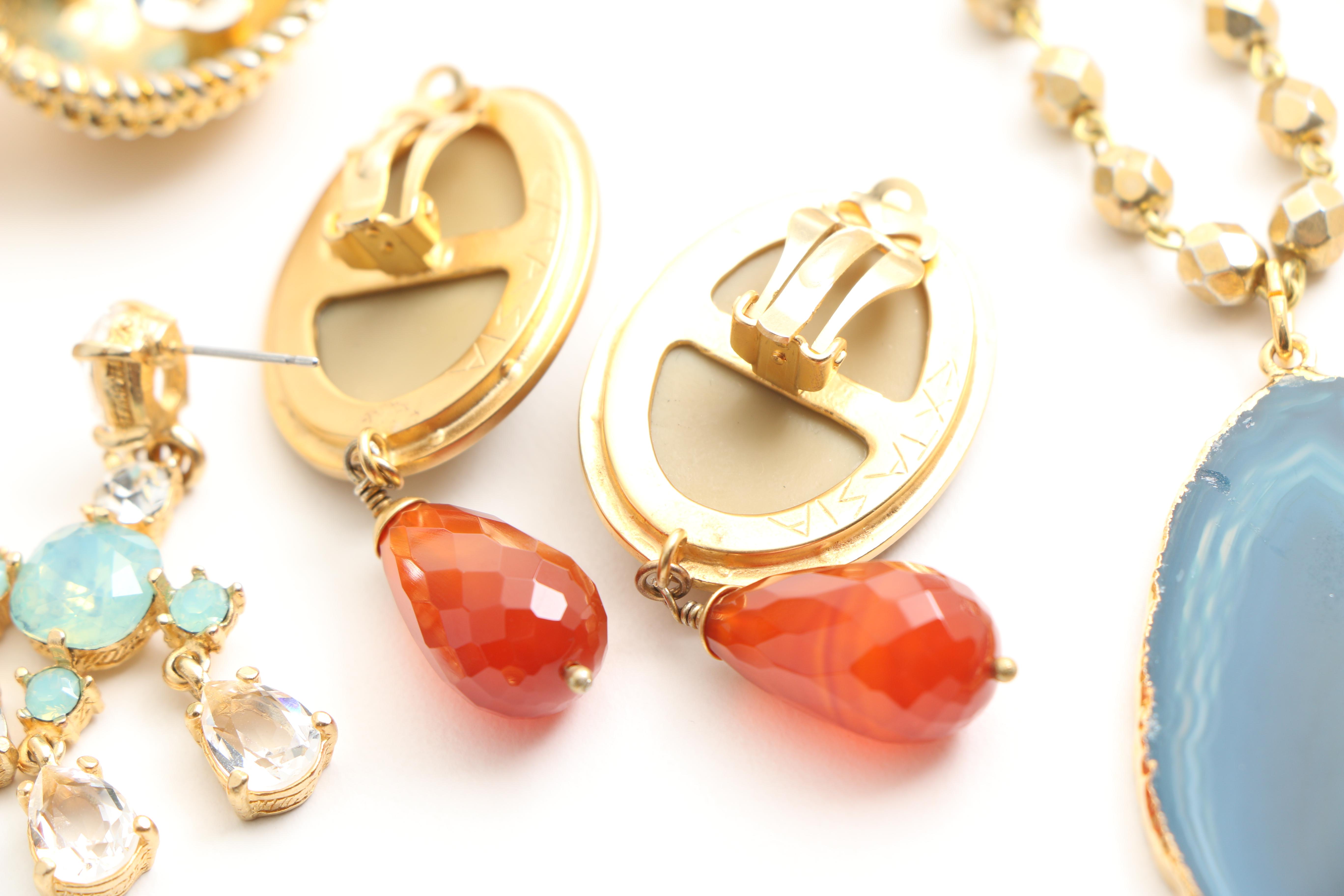 Assortment of Costume Jewelry Including Freshwater Pearl