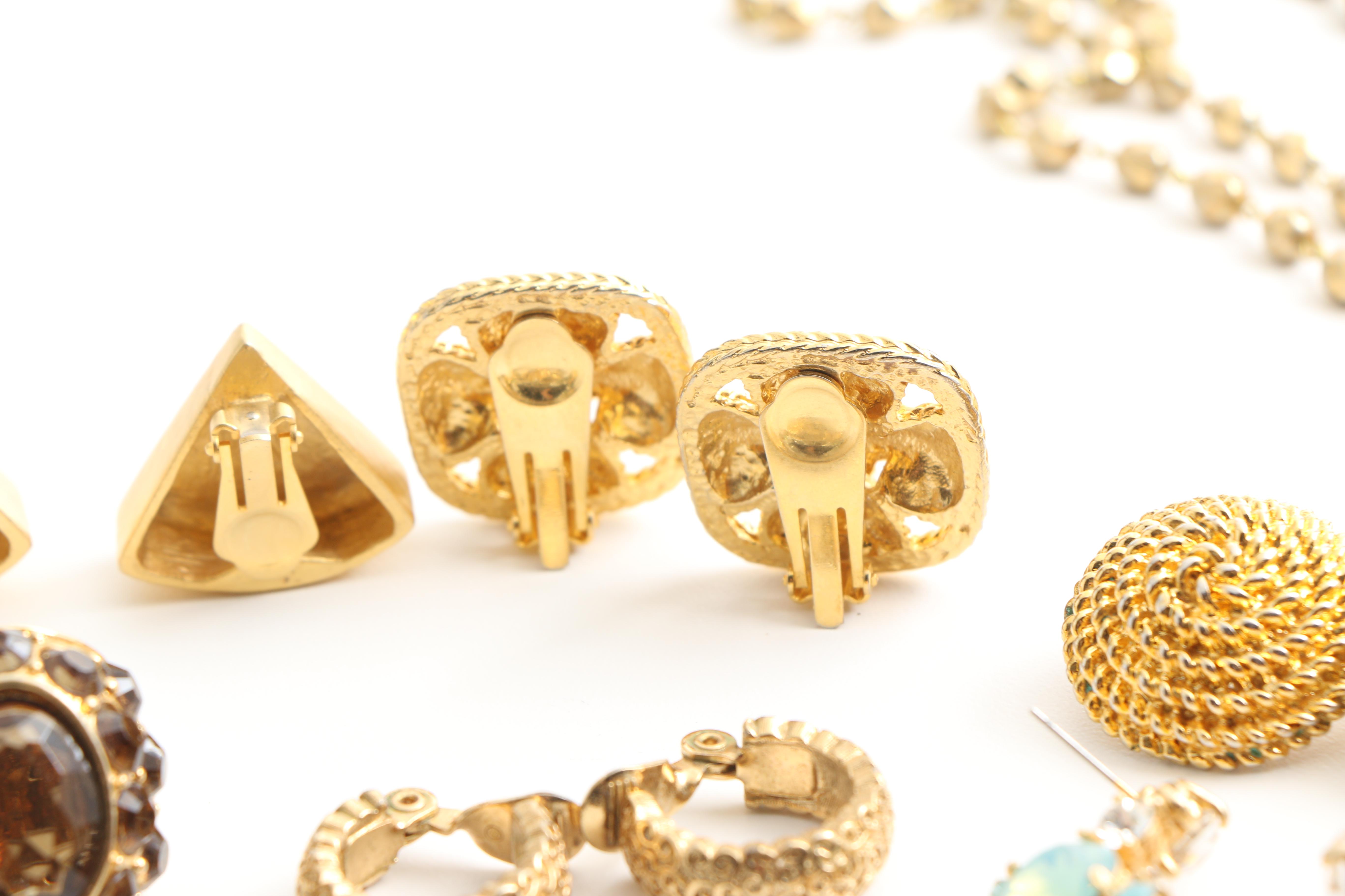 Assortment of Costume Jewelry Including Freshwater Pearl