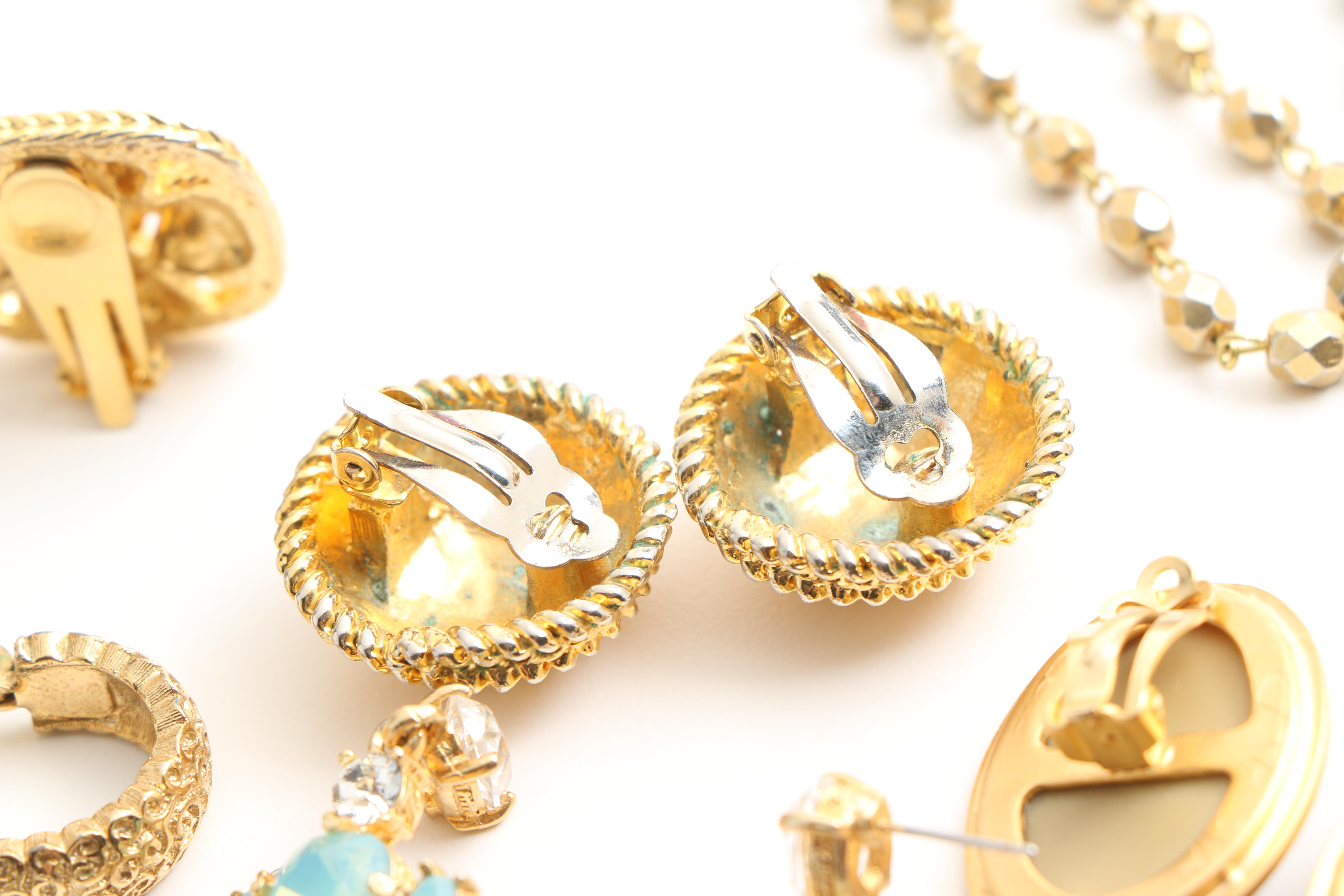 Assortment of Costume Jewelry Including Freshwater Pearl