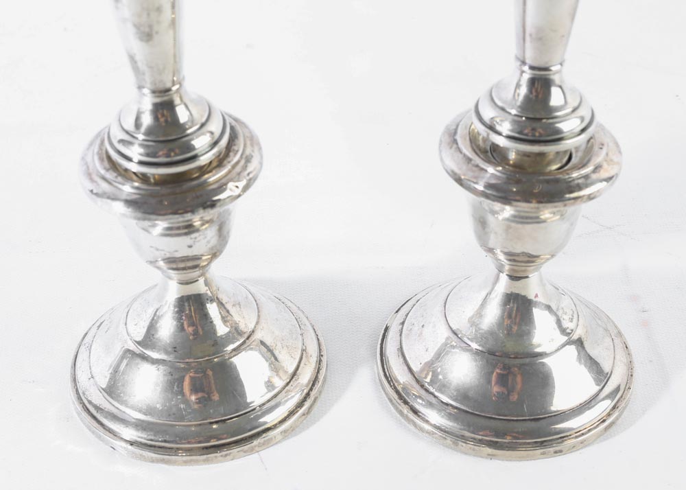 Fisher Weighted Sterling Silver Candlesticks