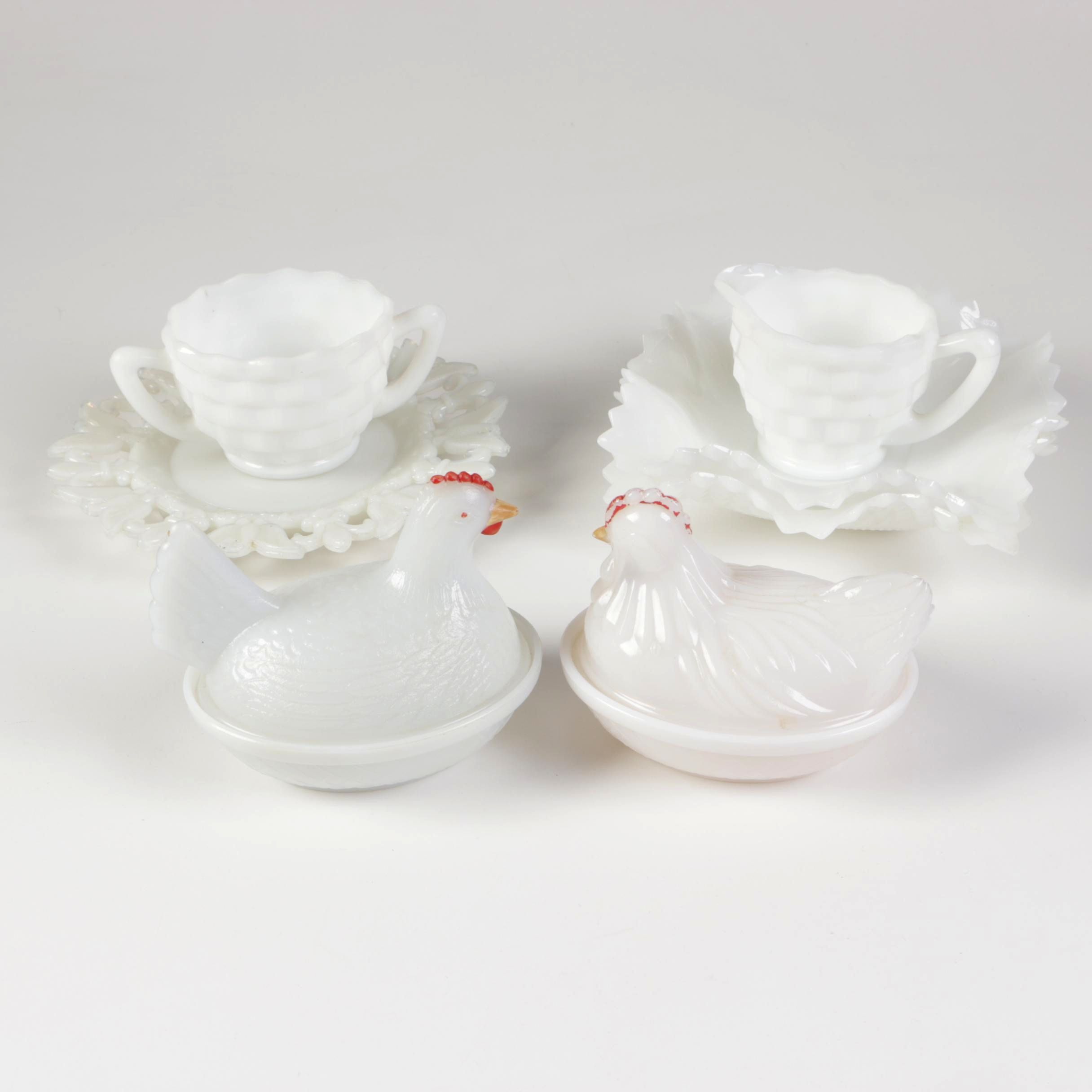 Milk Glass Tableware