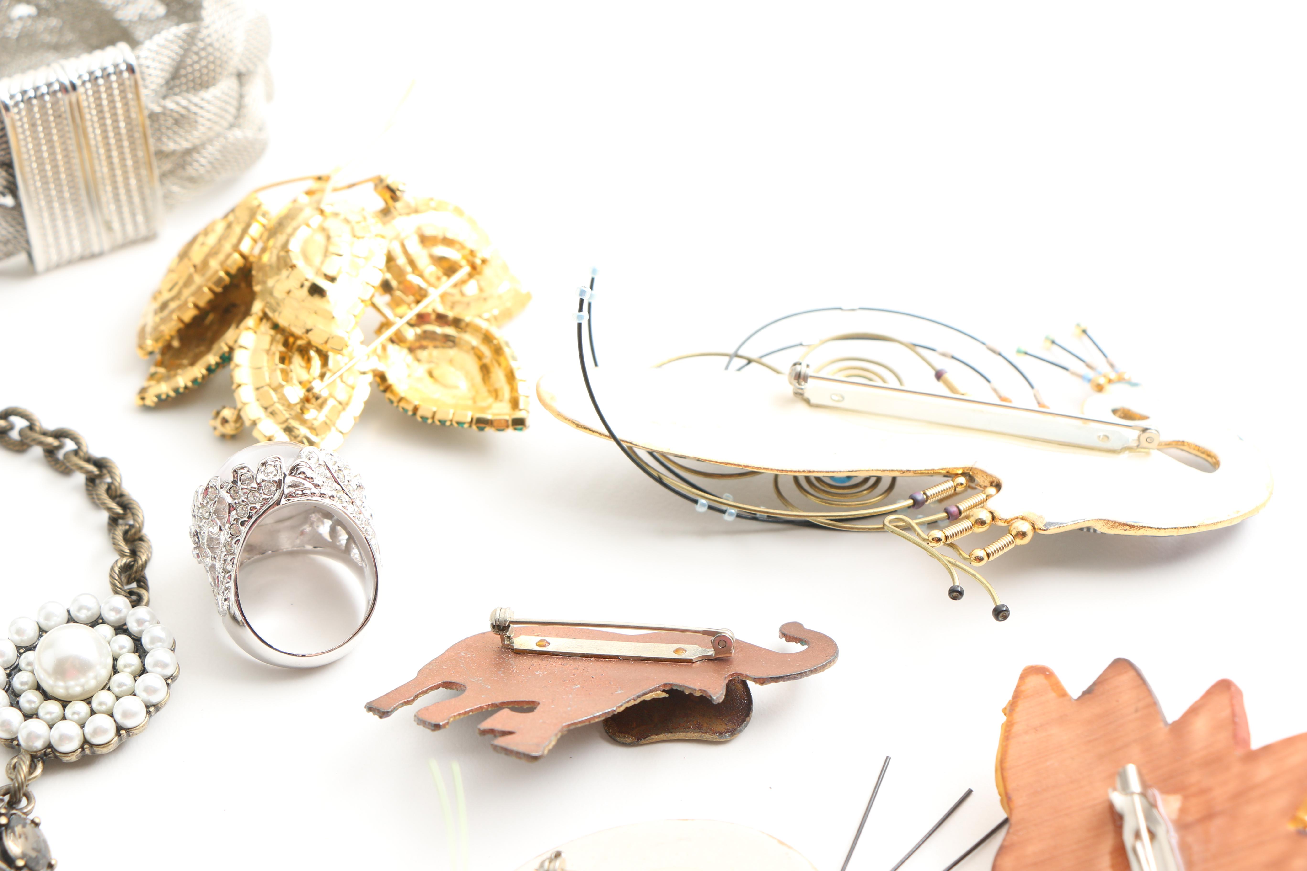 Assortment of Costume Jewelry