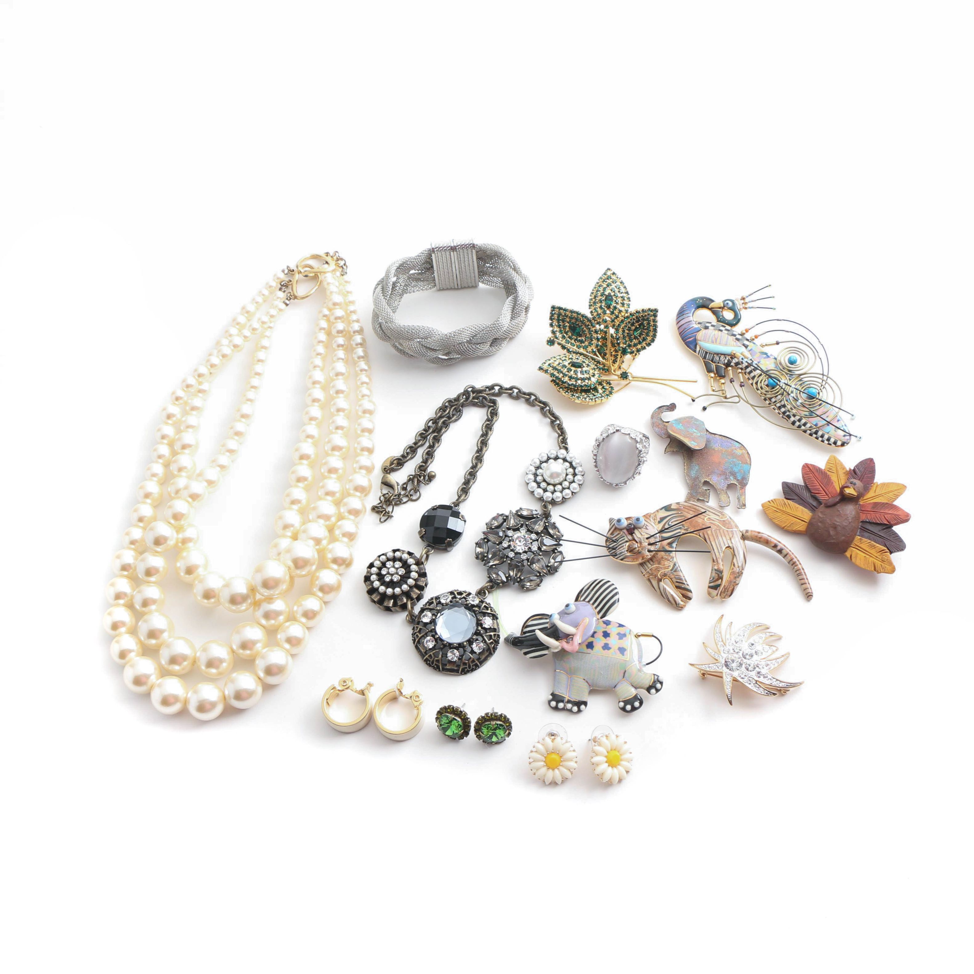Assortment of Costume Jewelry