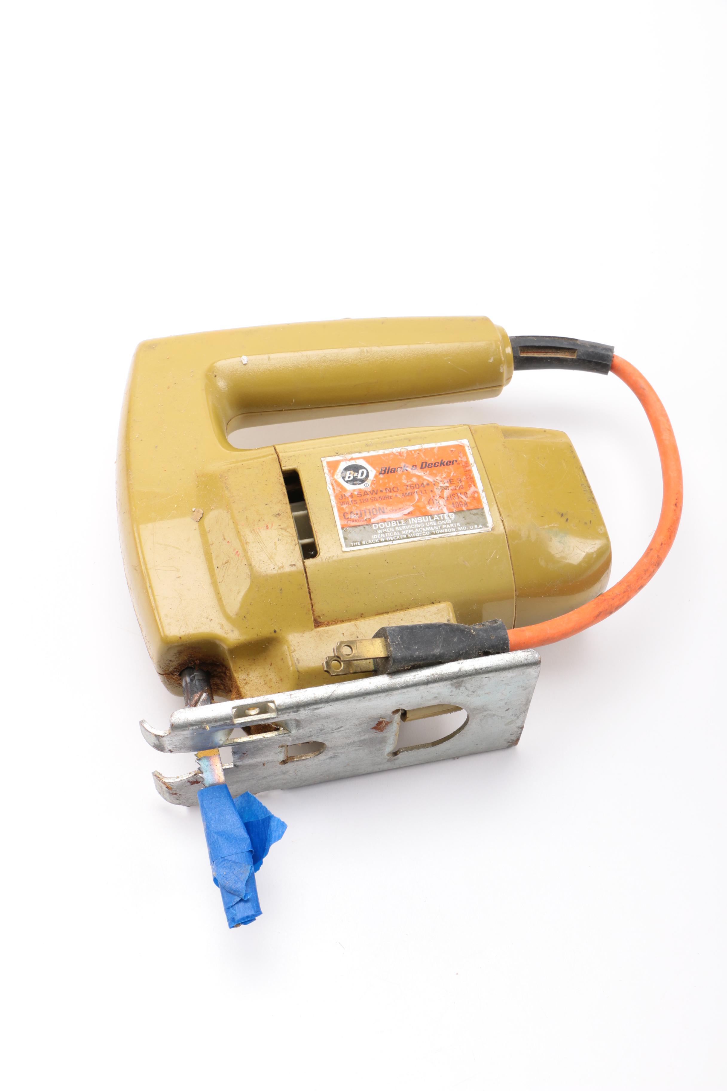 Three Black and Decker Power Tools