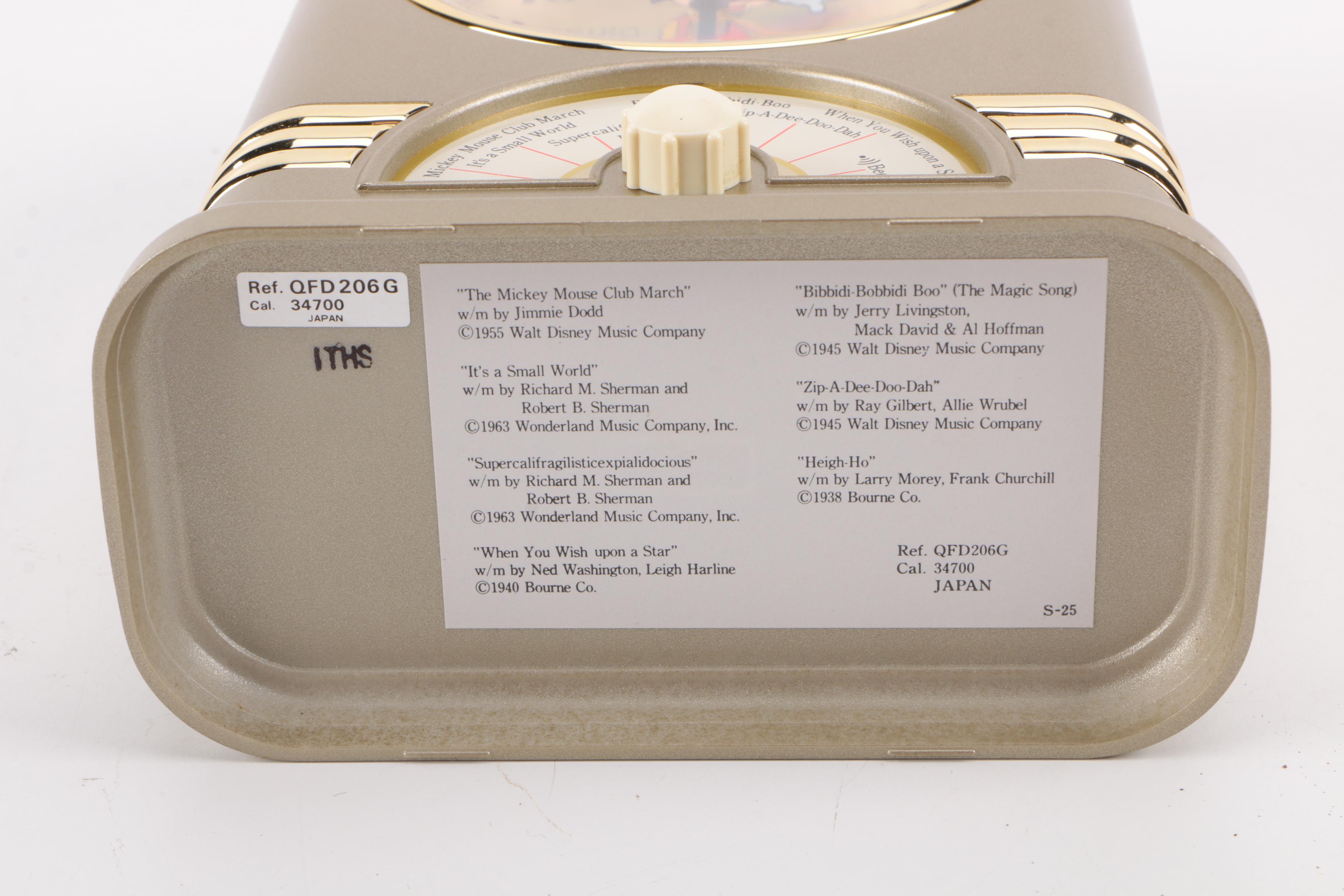 Seiko Mickey Mouse Alarm Clock