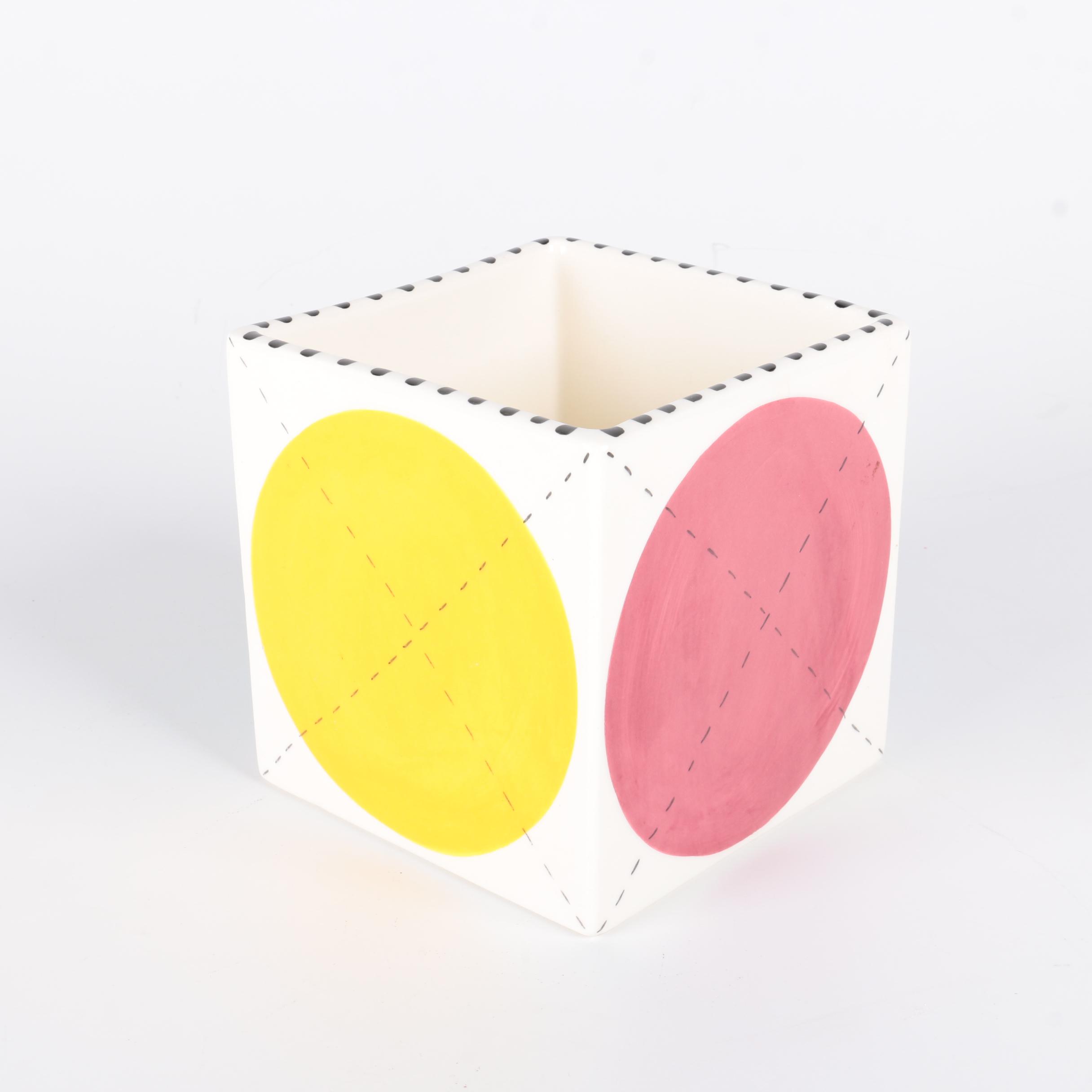 Susan Eslick Signed Post Modern Box Vase