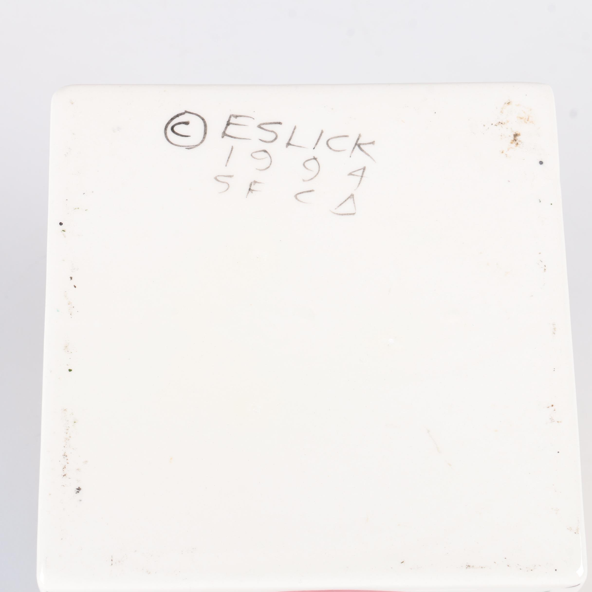 Susan Eslick Signed Post Modern Box Vase