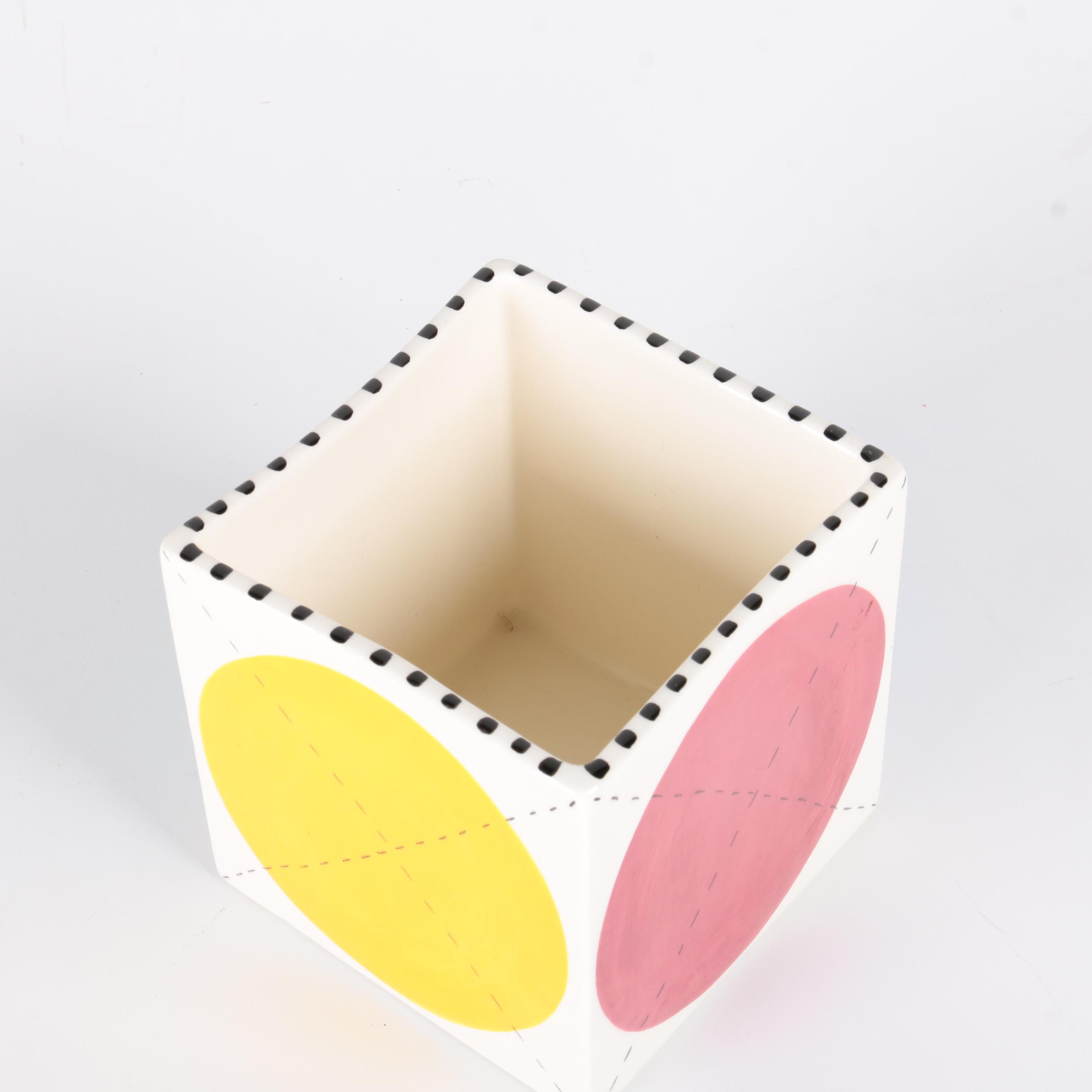 Susan Eslick Signed Post Modern Box Vase