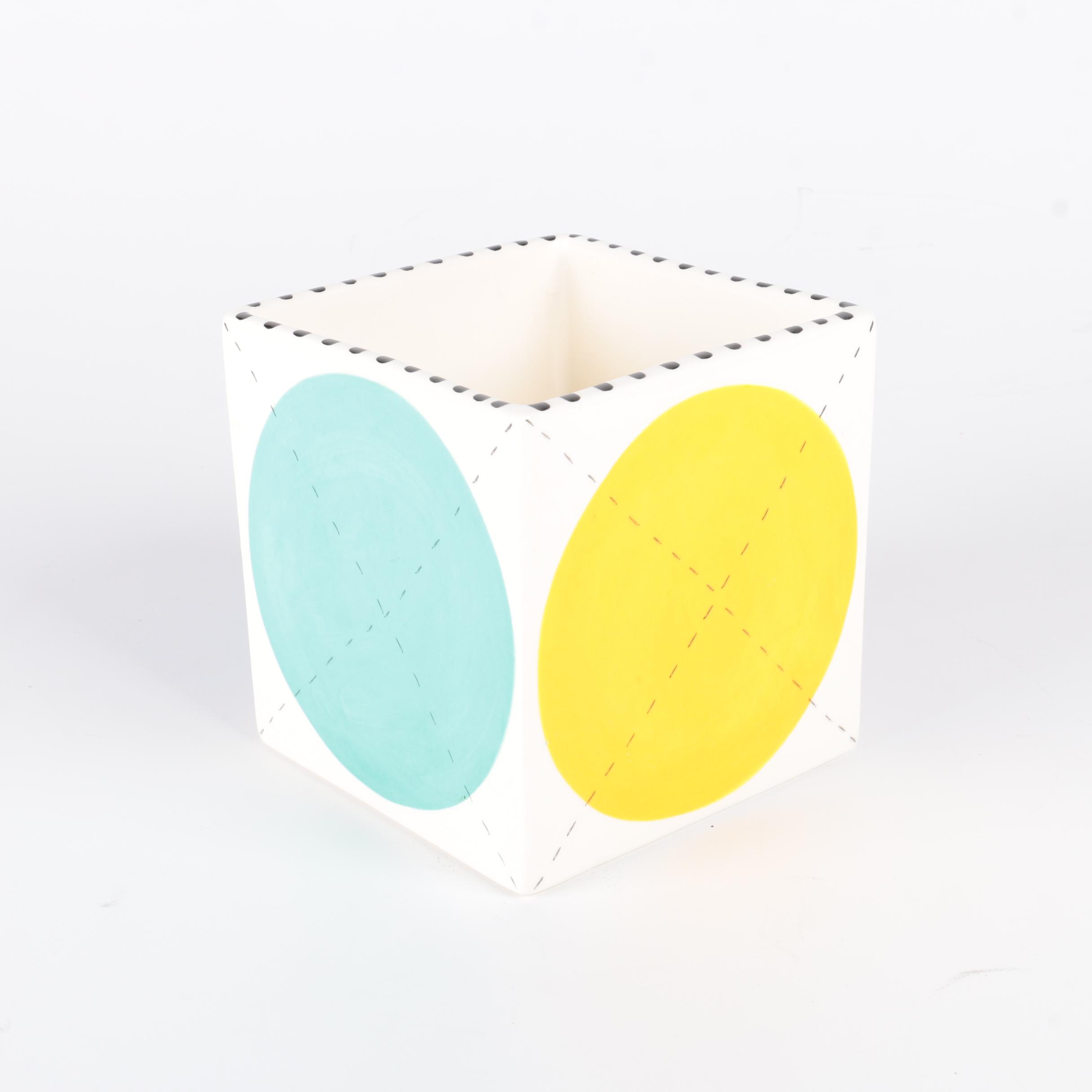 Susan Eslick Signed Post Modern Box Vase