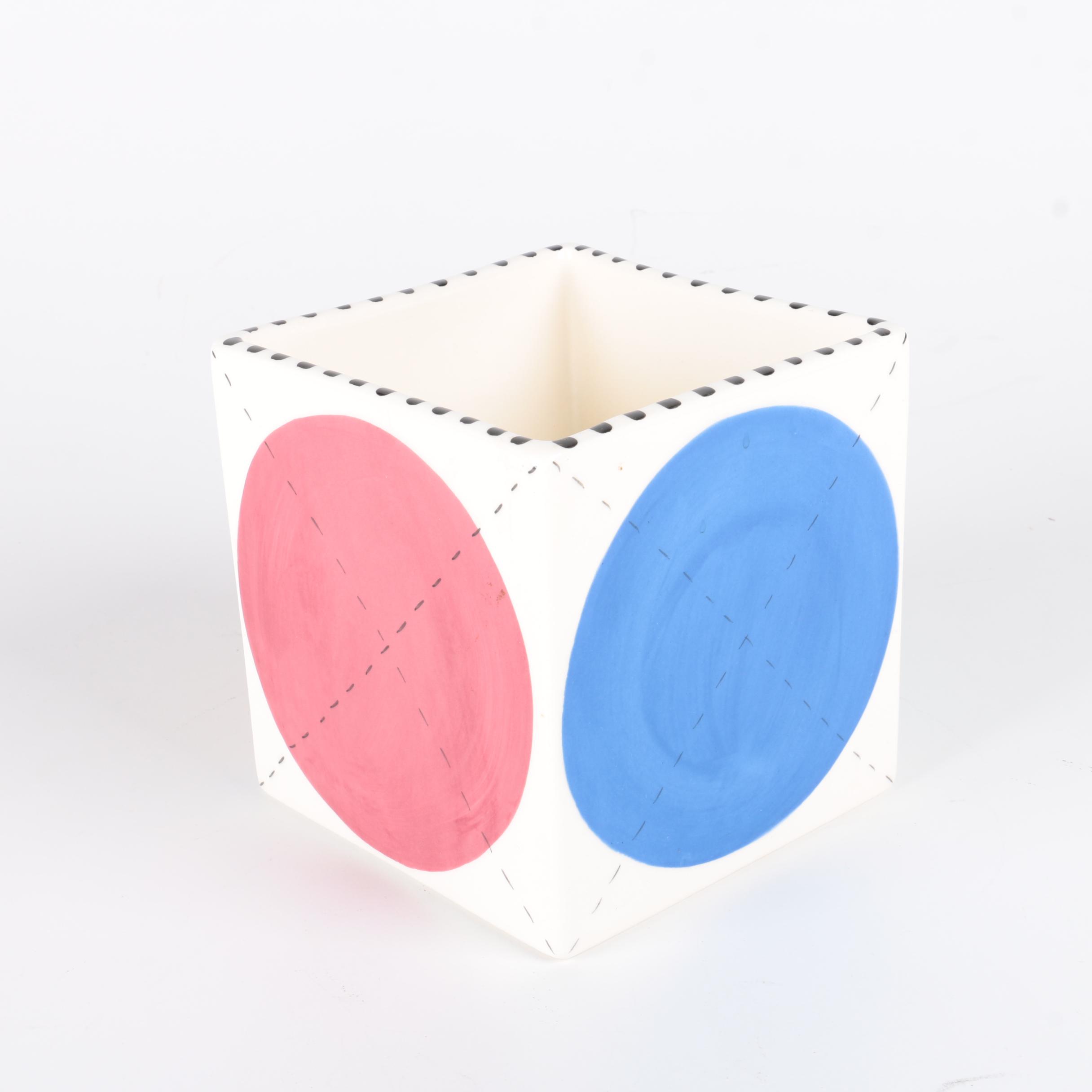 Susan Eslick Signed Post Modern Box Vase